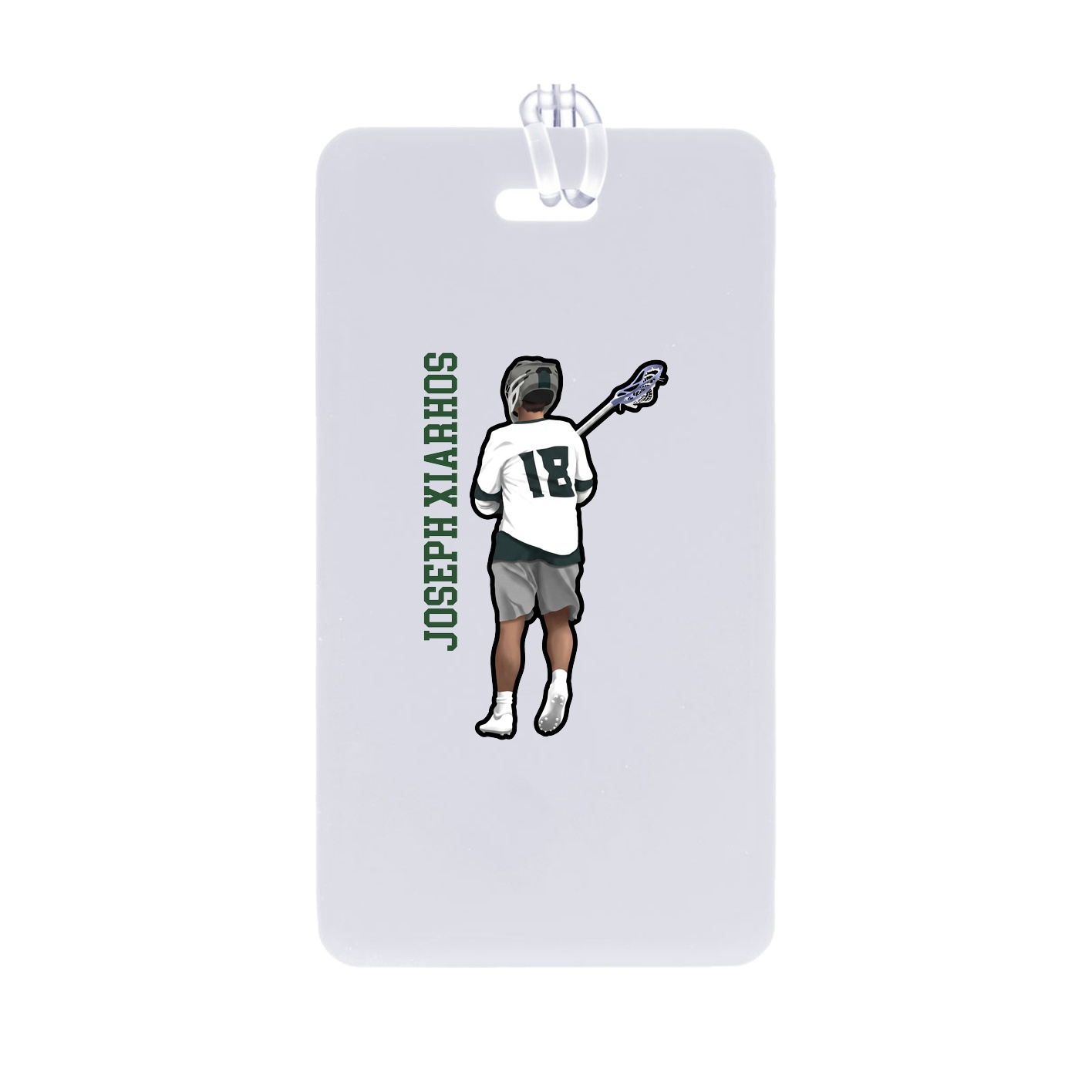 Bag Tag — Name Vertical in Classic