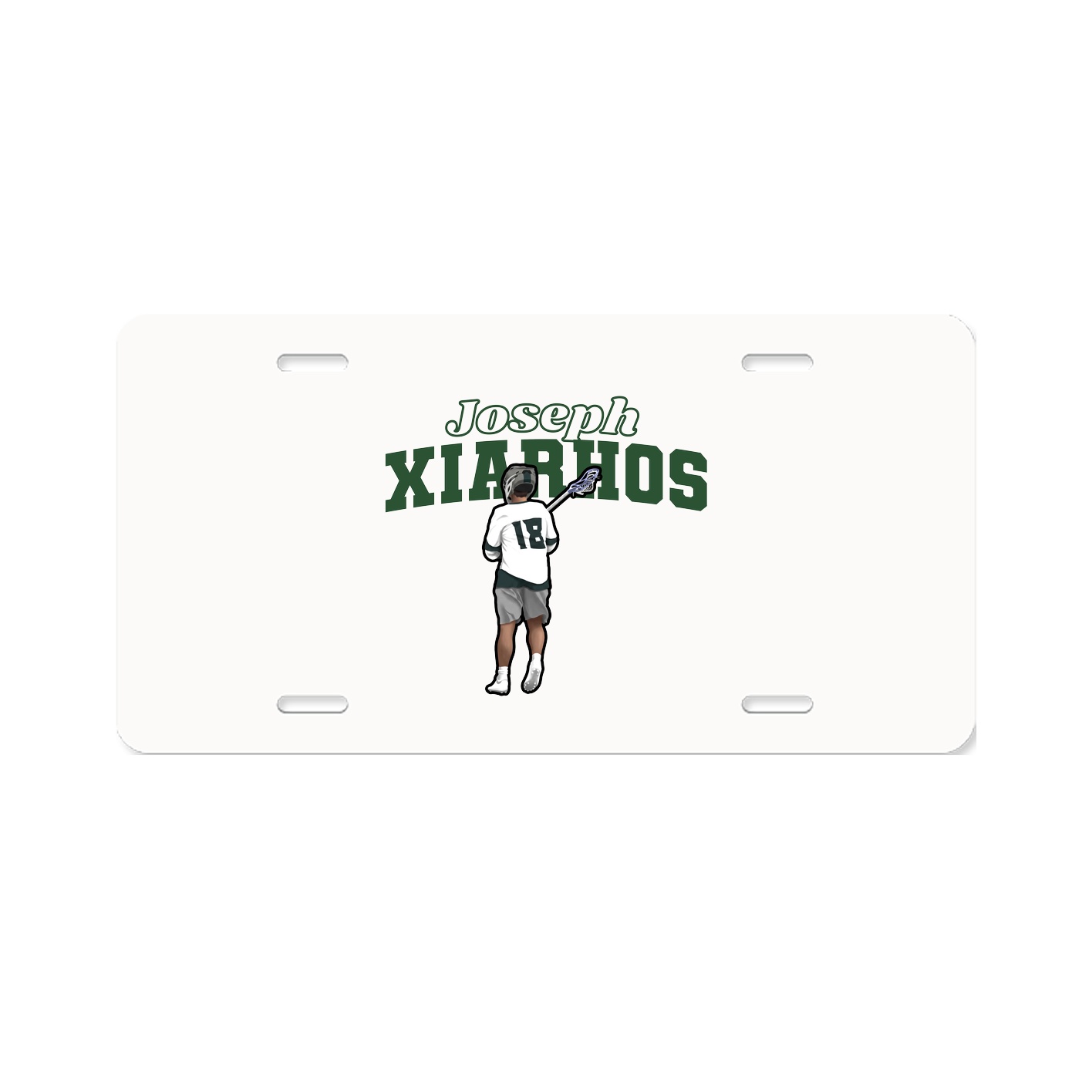 License Plate — Name Arch in Classic