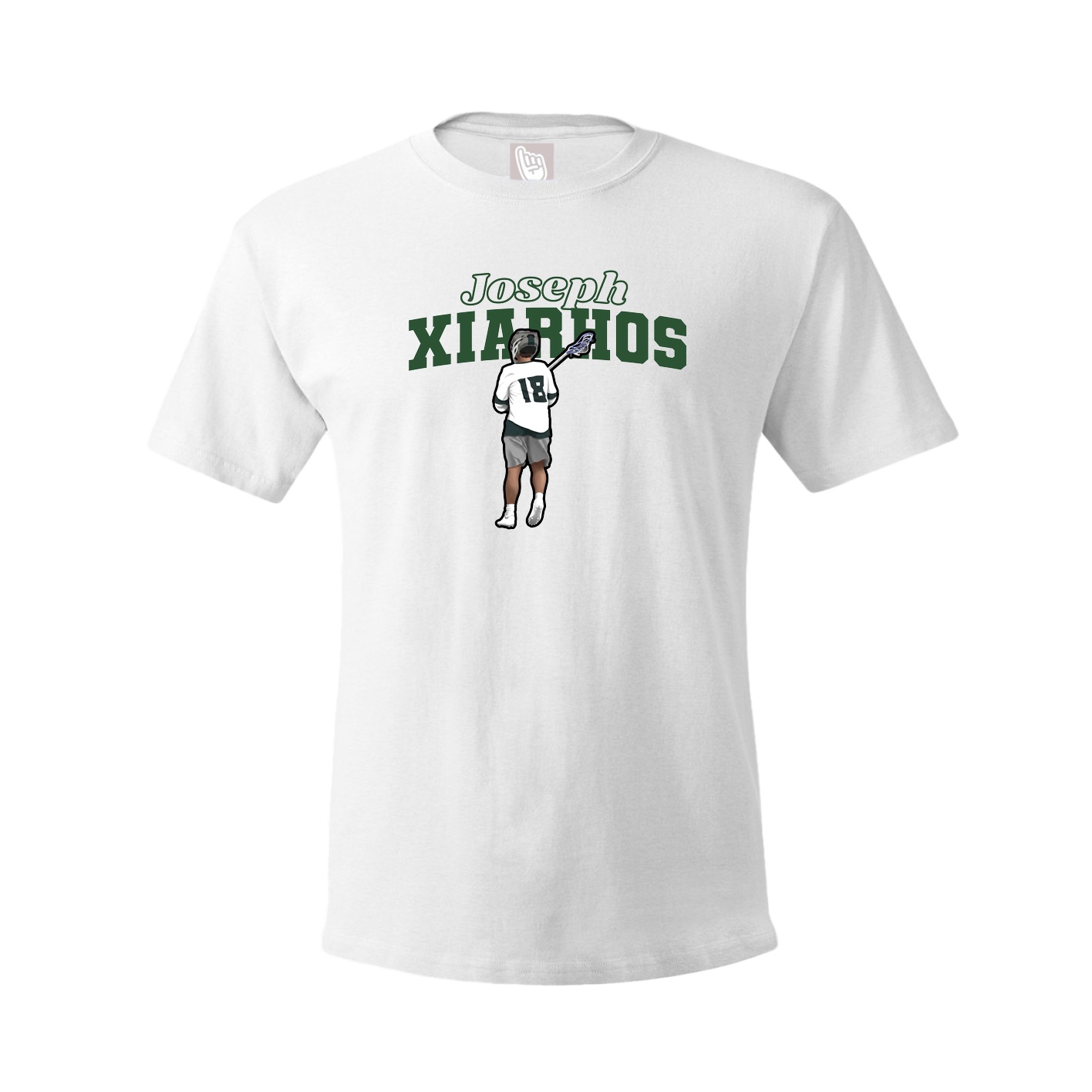 Tee — Name Arch in White