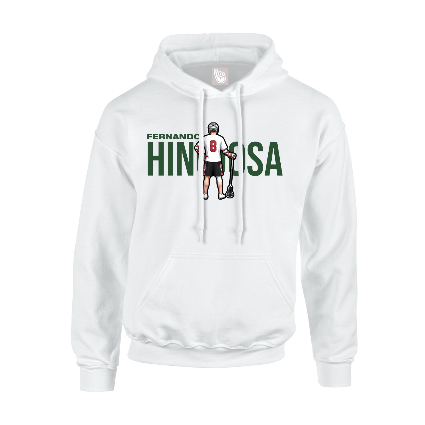 Hoodie — Player Name in White