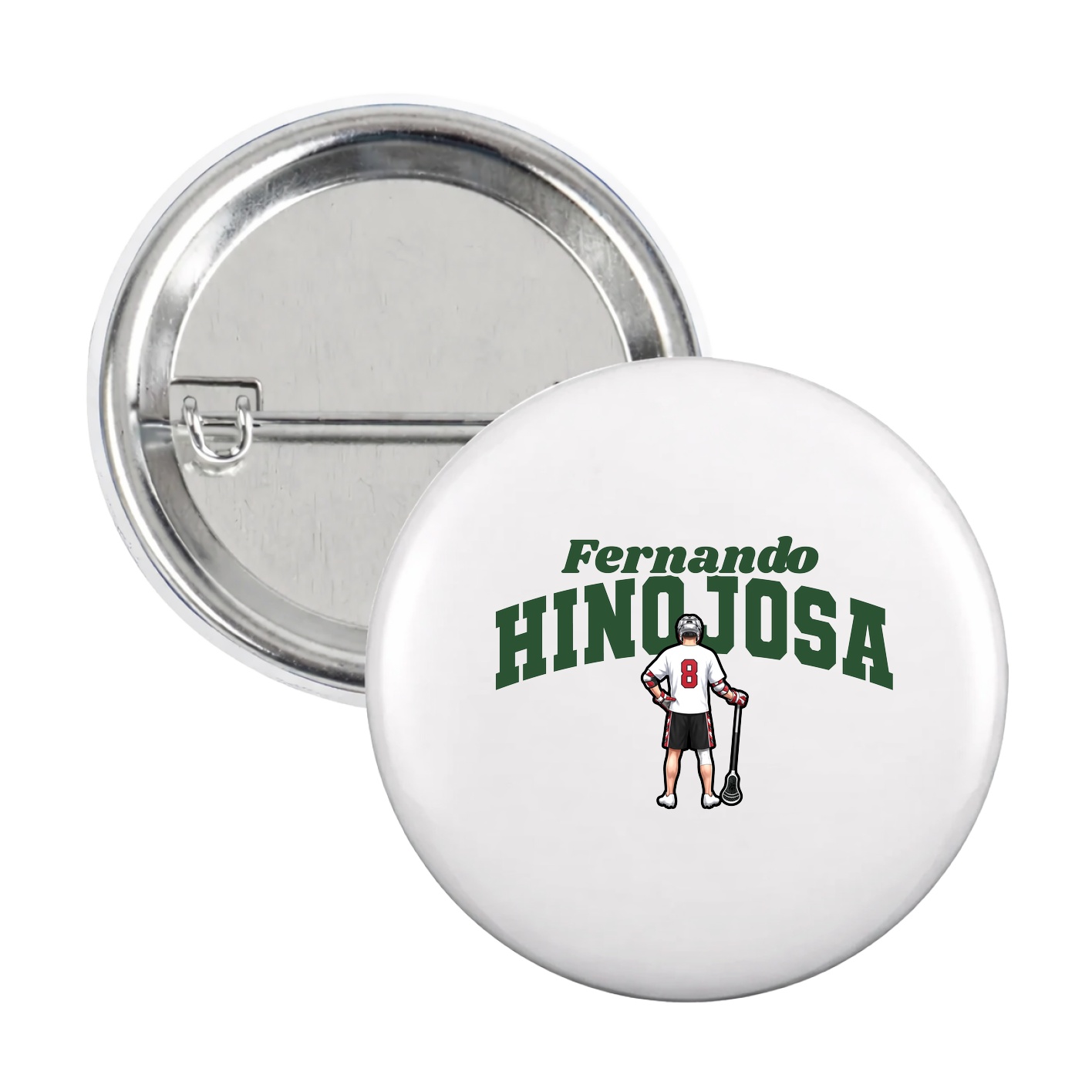 Game Day Button — Signature Arch in White