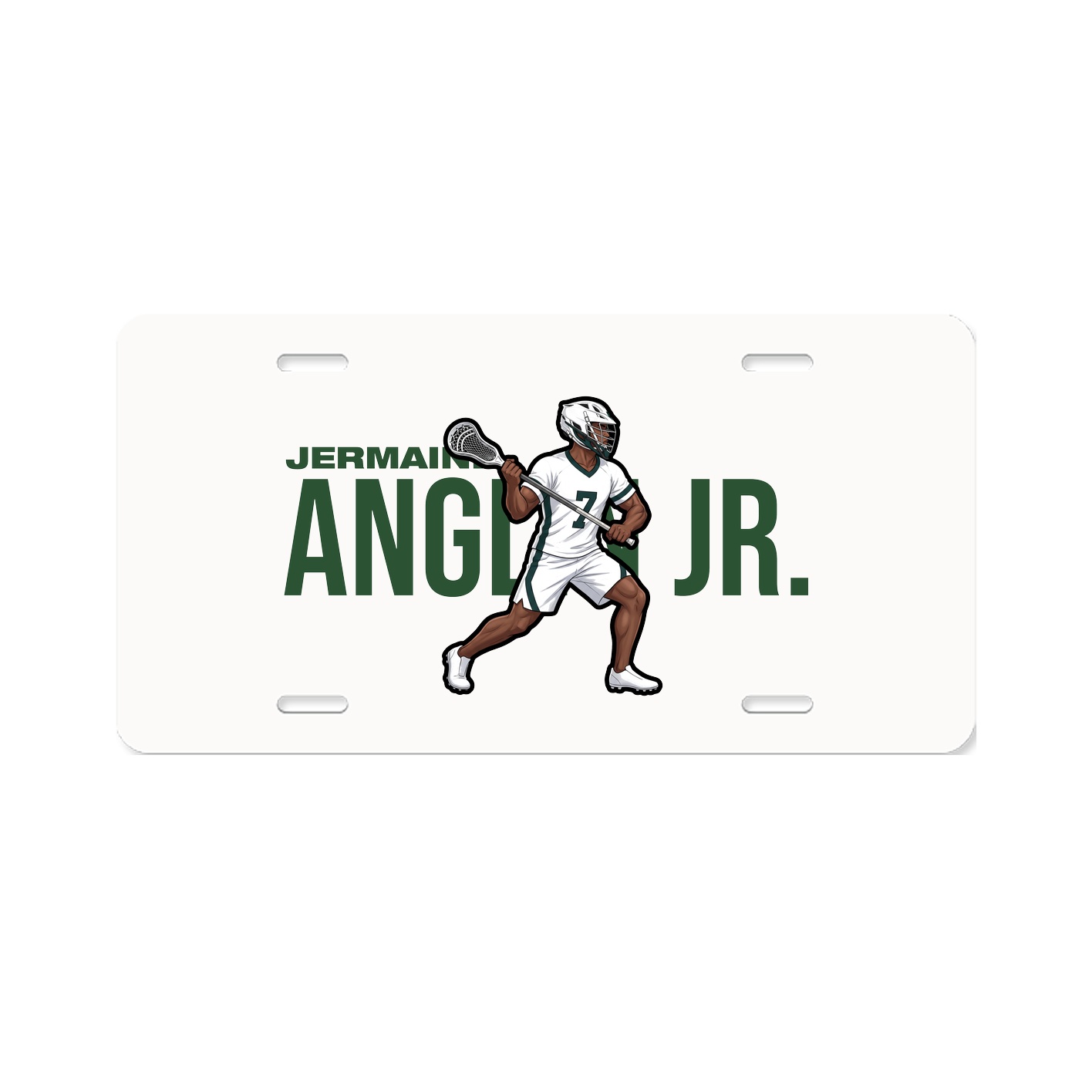 License Plate — Player Name in Classic