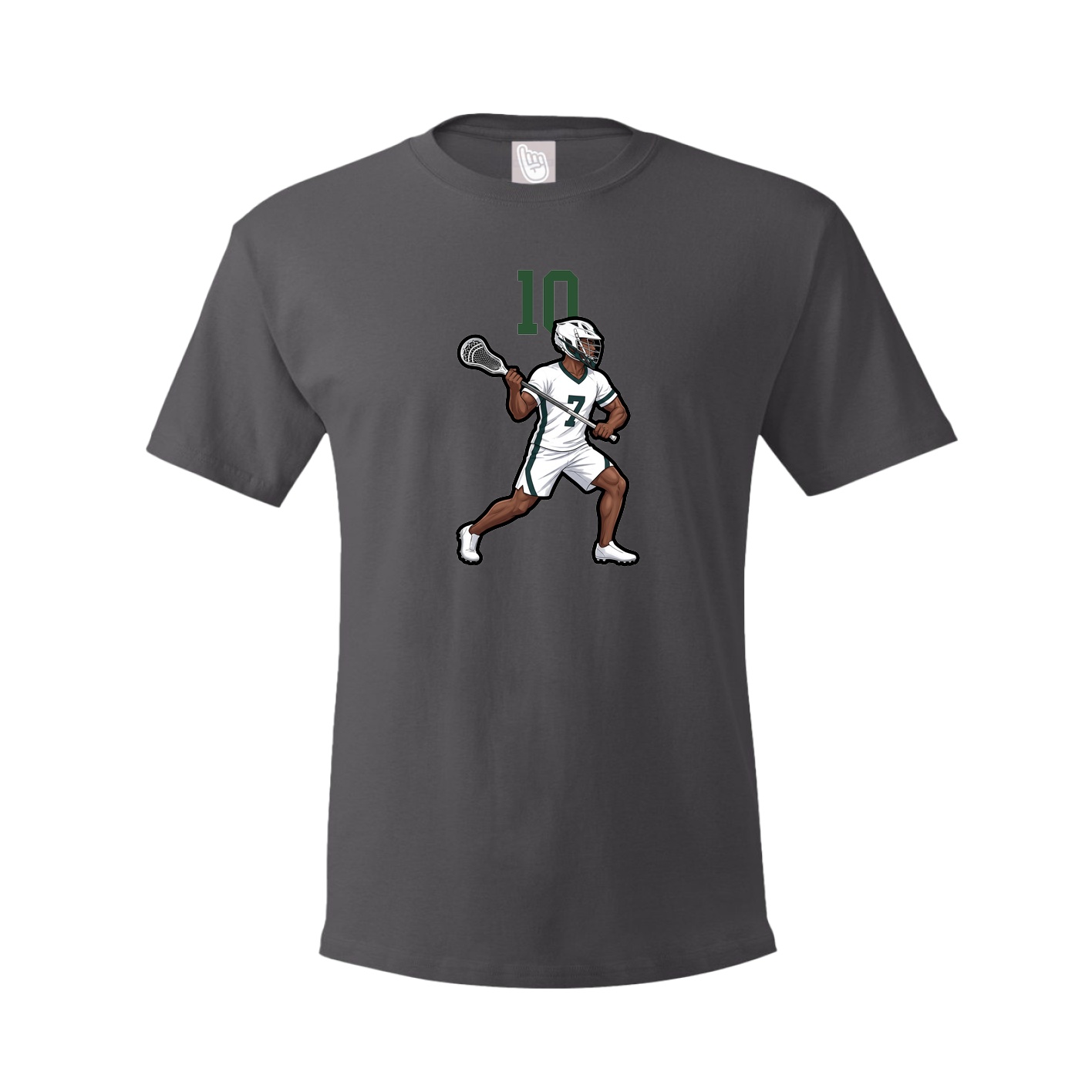Tee — Number Top in Grey