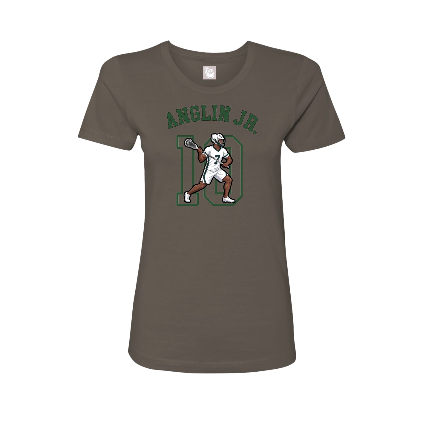 Fitted Women's Tee — Shirsey Arch in Grey