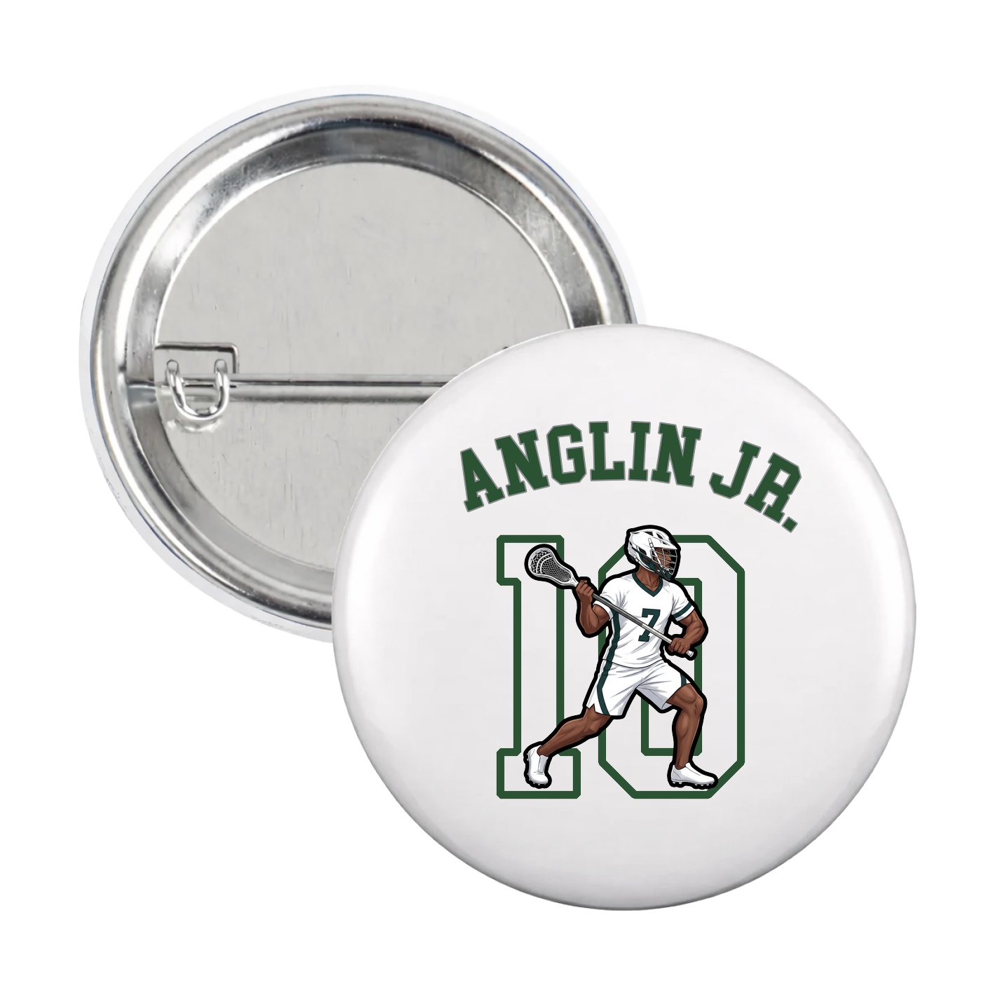 Game Day Button — Shirsey Arch in White