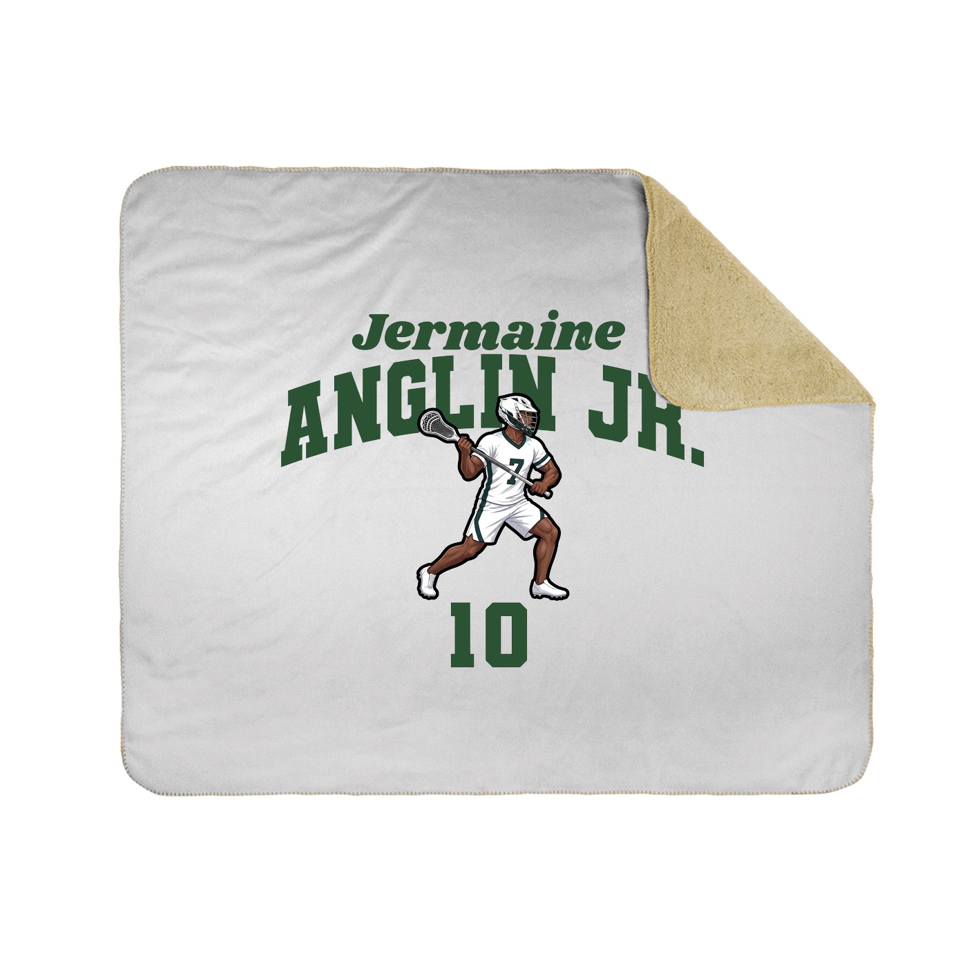 Throw Blanket — Signature Arch in White
