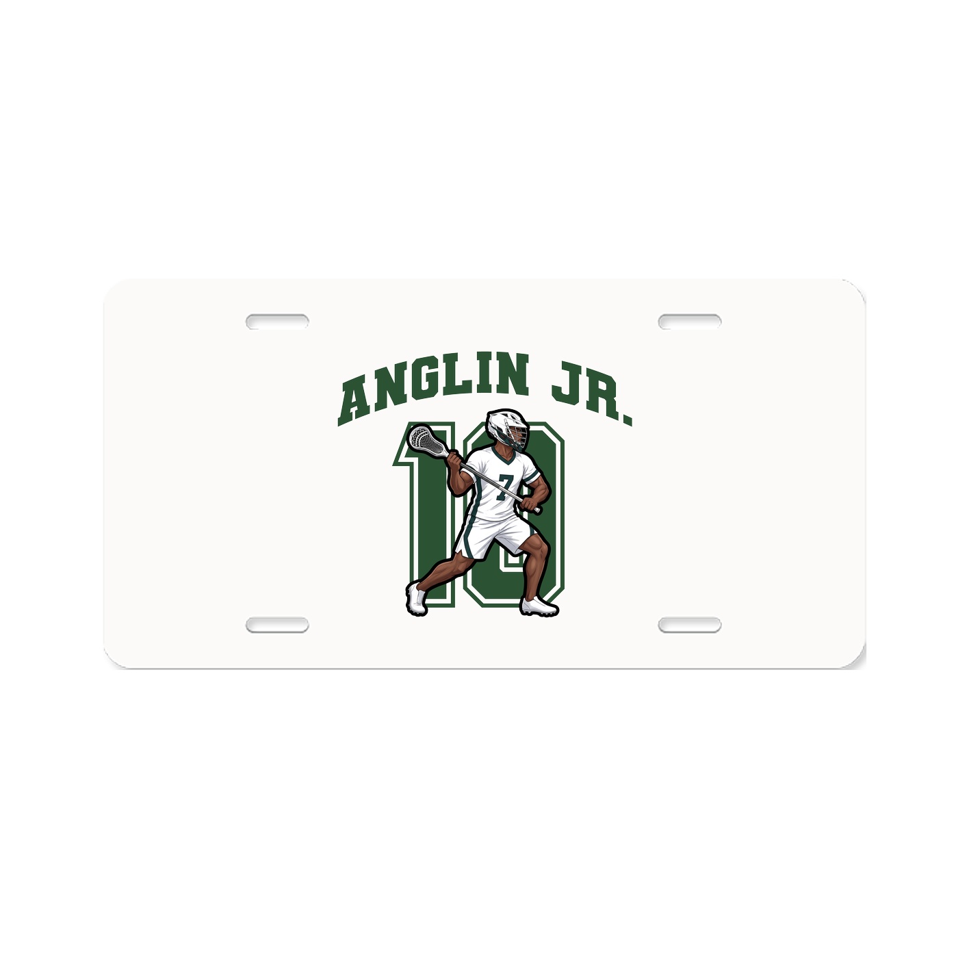 License Plate — Number in Classic
