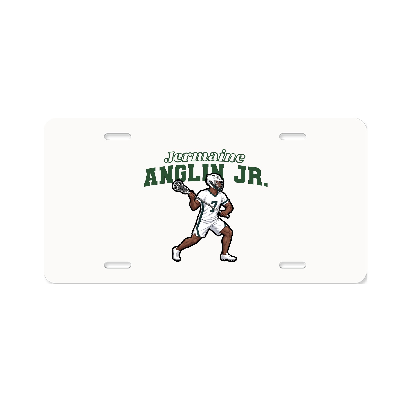 License Plate — Name Arch in Classic