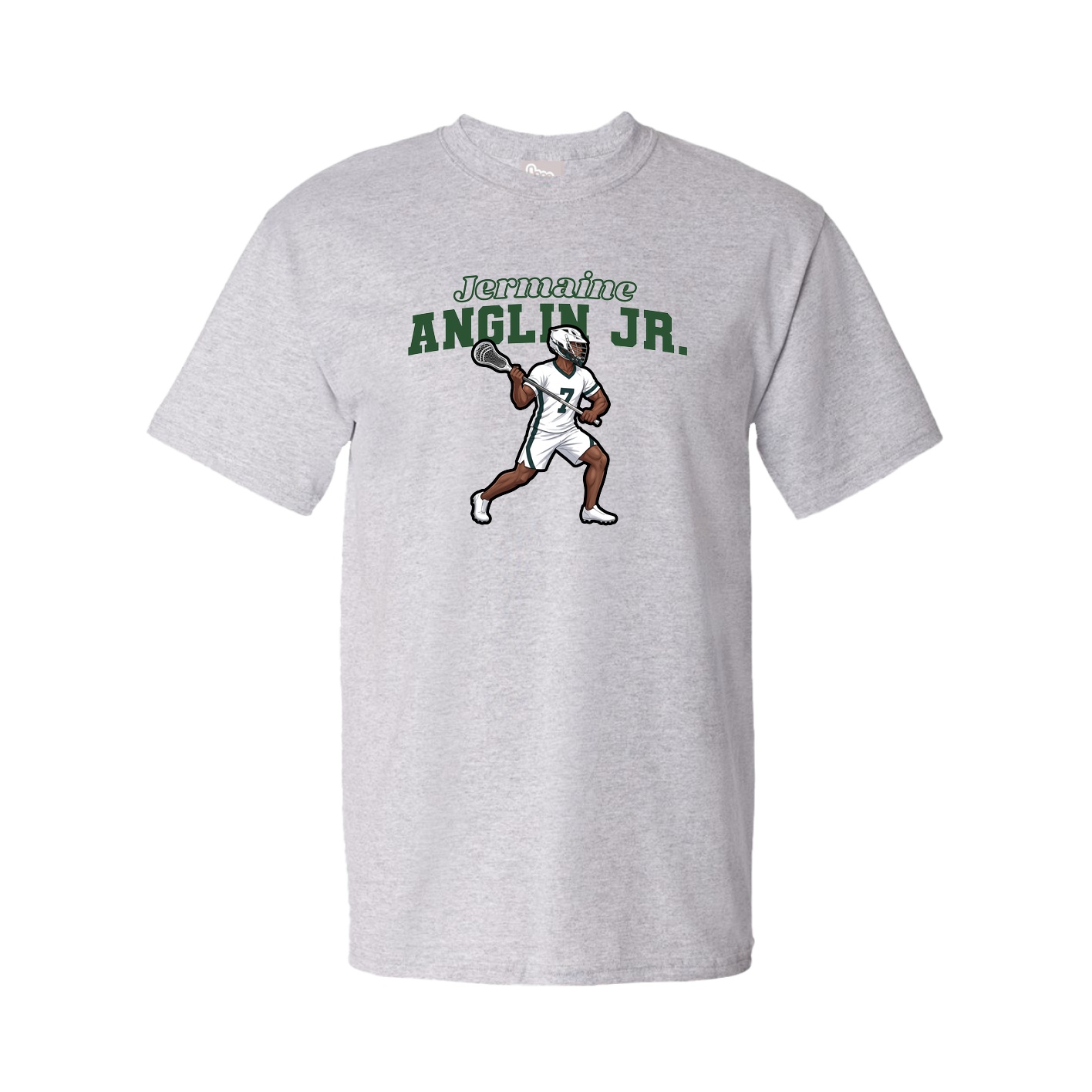 Youth Tee — Name Arch in Grey