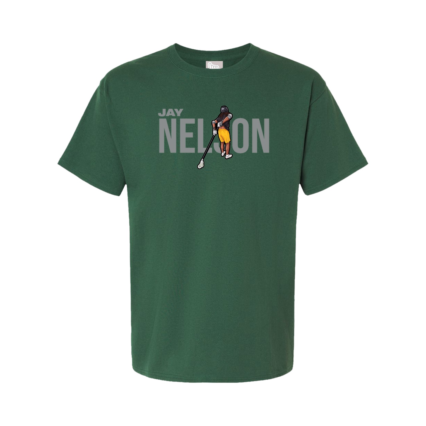 Youth Tee — Player Name in Green