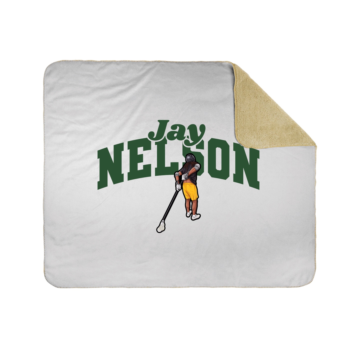 Throw Blanket — Signature Arch in White