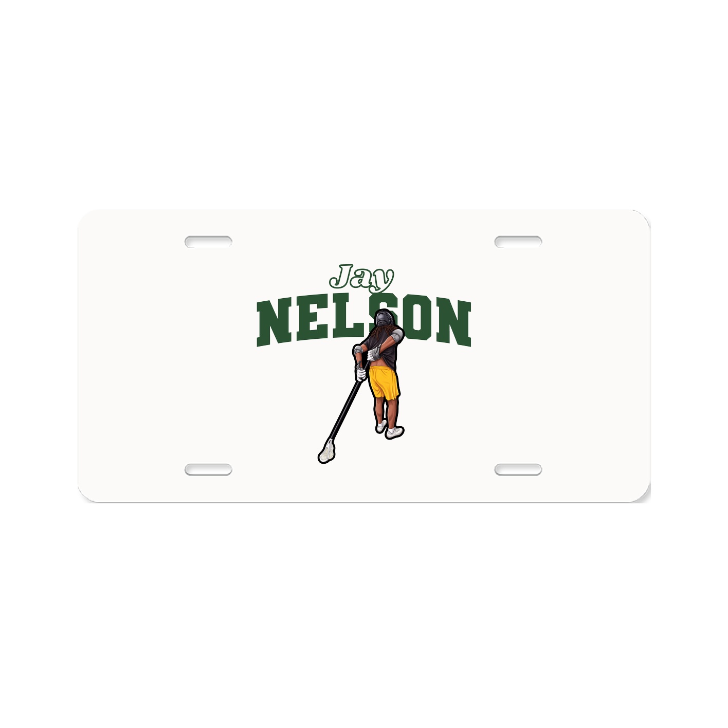 License Plate — Name Arch in Classic