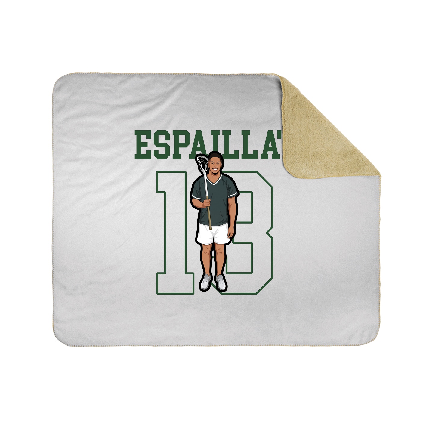 50x60 Sherpa Lined Throw Blanket