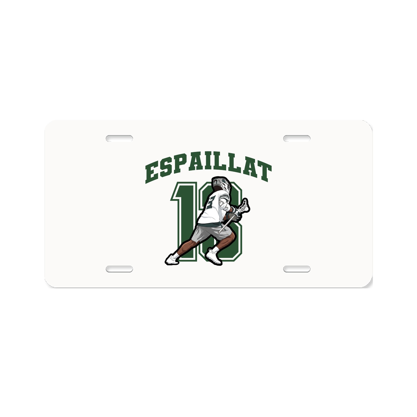 License Plate — Number in Classic