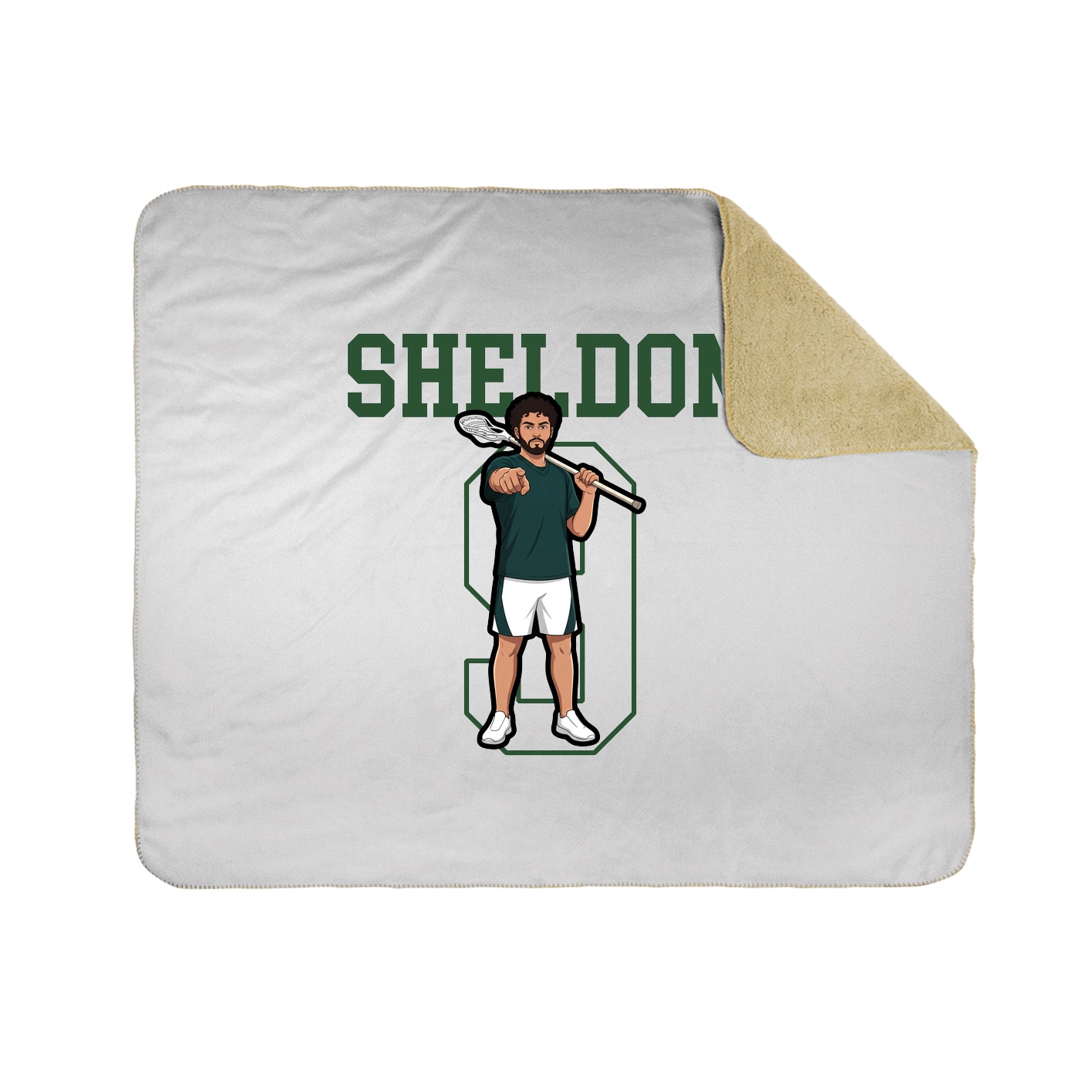 Throw Blanket — Shirsey in White