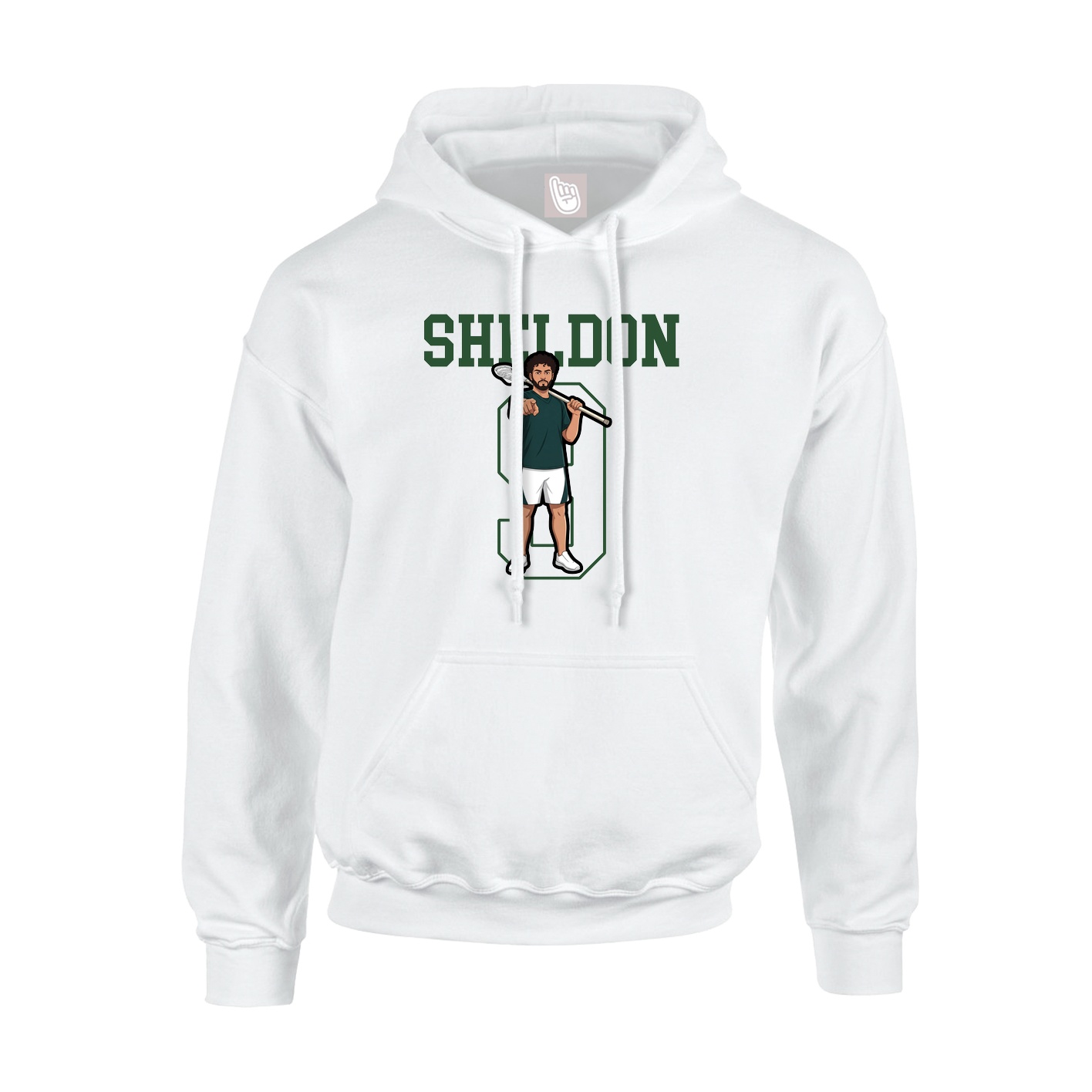 Hoodie — Shirsey in White