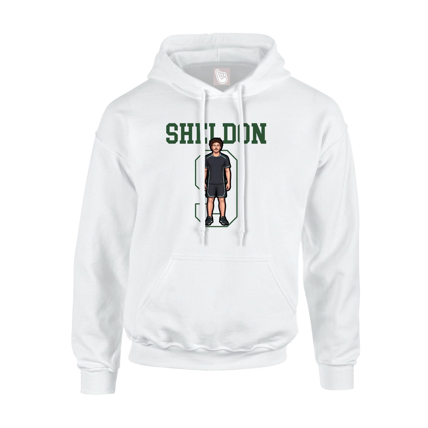 Hoodie — Shirsey in White