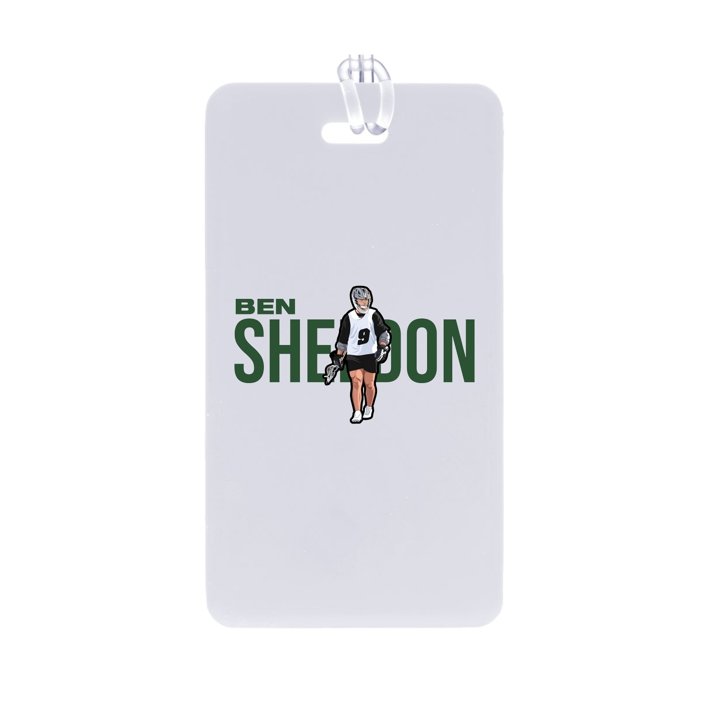 Bag Tag — Player Name in Classic