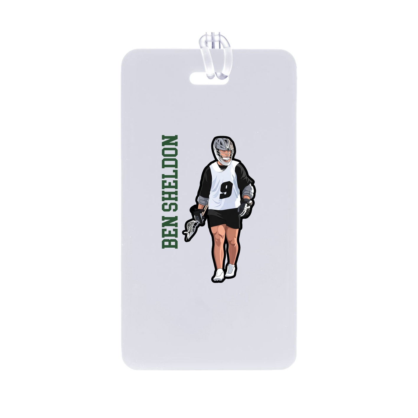 Bag Tag — Name Vertical in Classic
