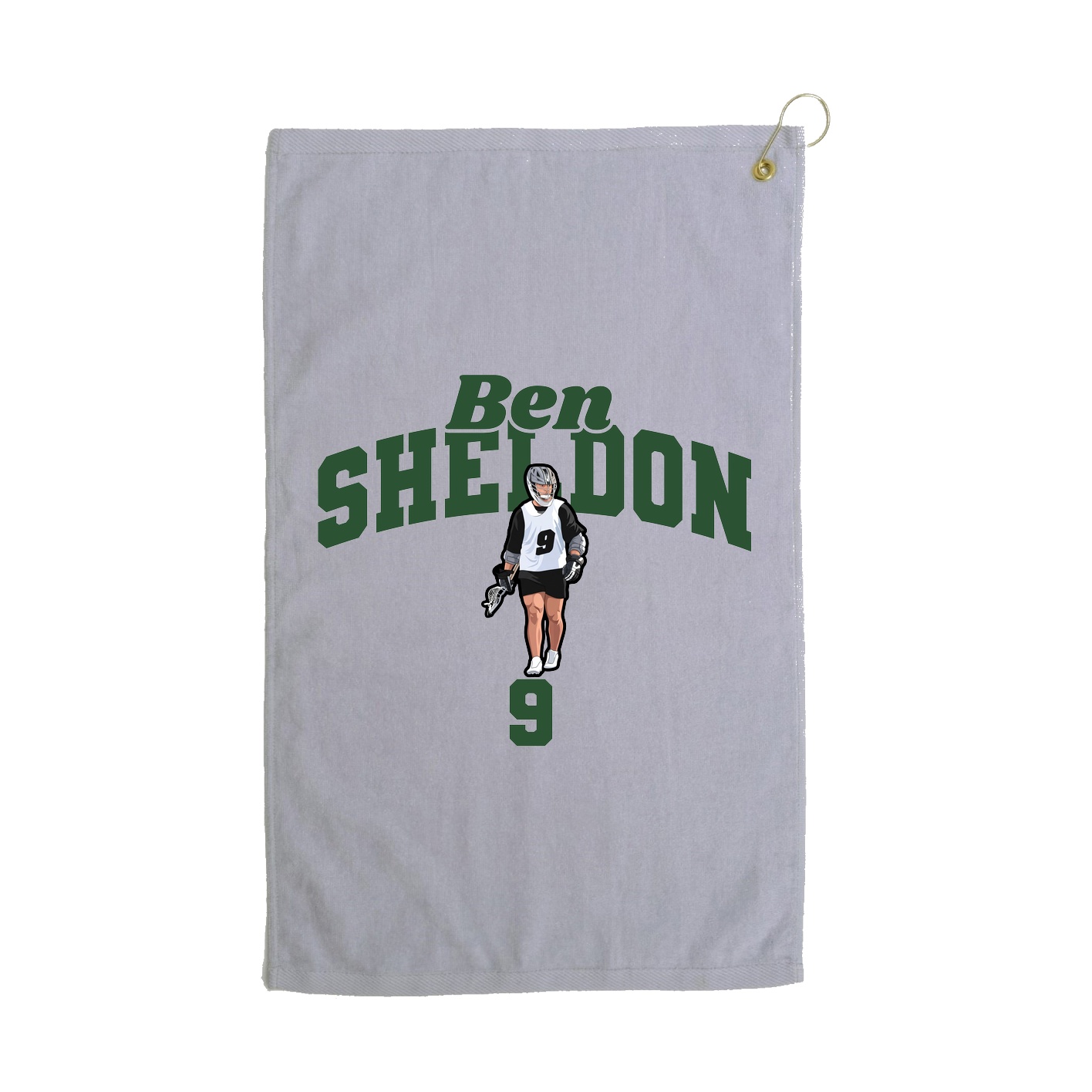 Golf Towel — Signature Arch in Grey