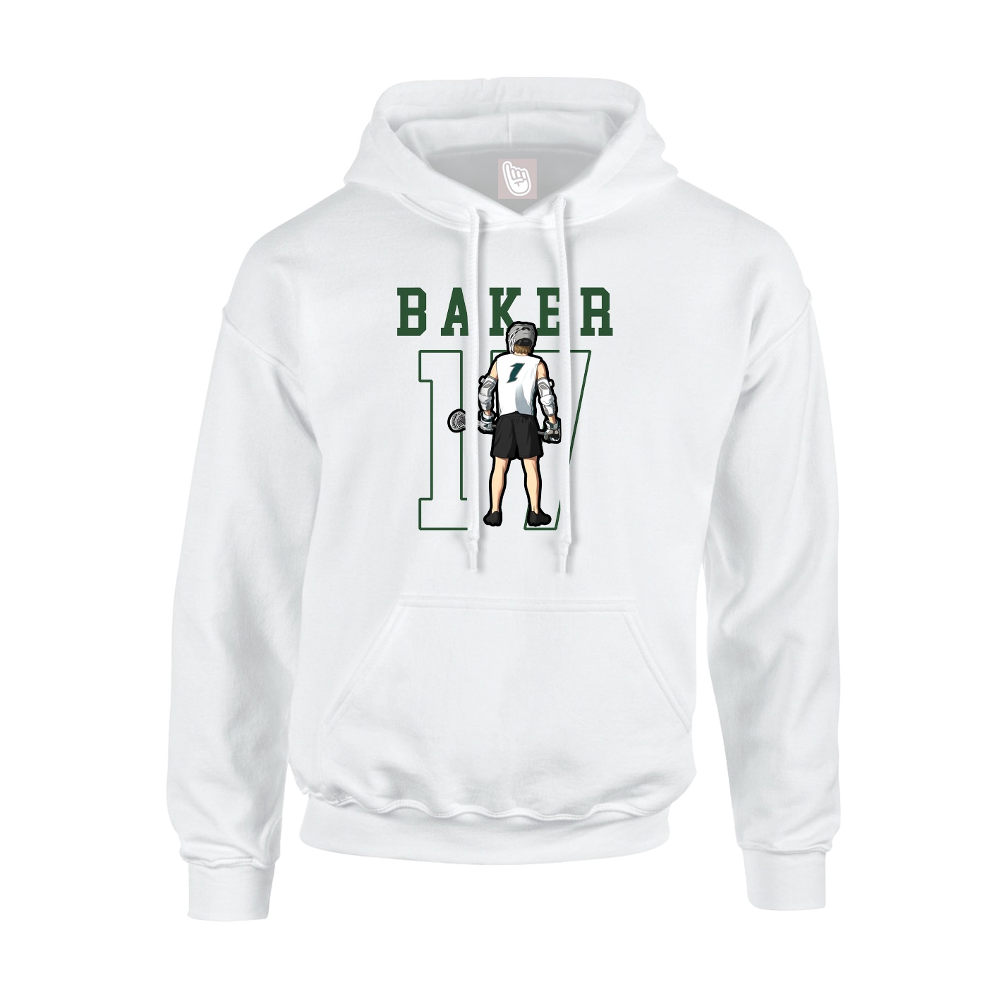 Youth Hoodie — Shirsey in White