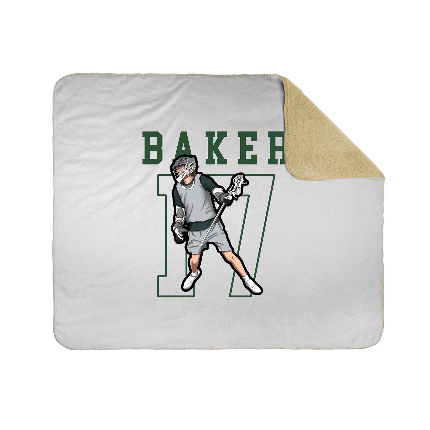 Throw Blanket — Shirsey in White