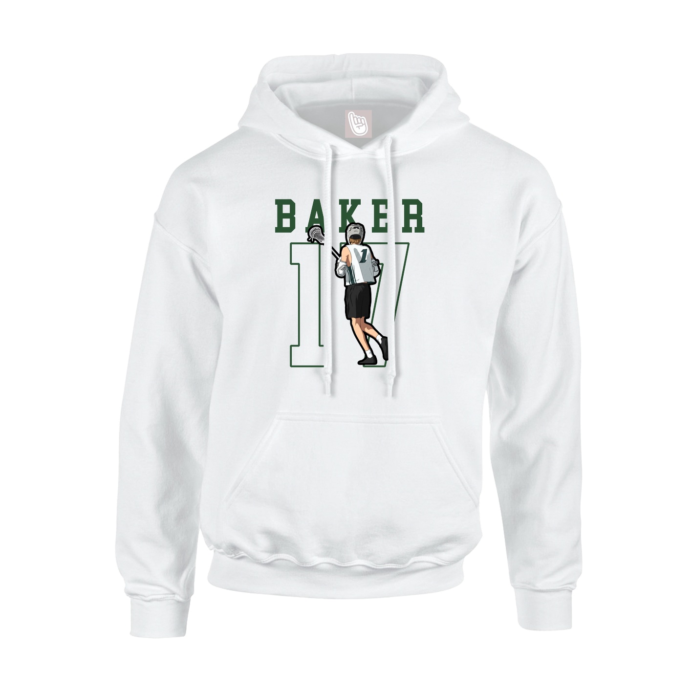 Hoodie — Shirsey in White