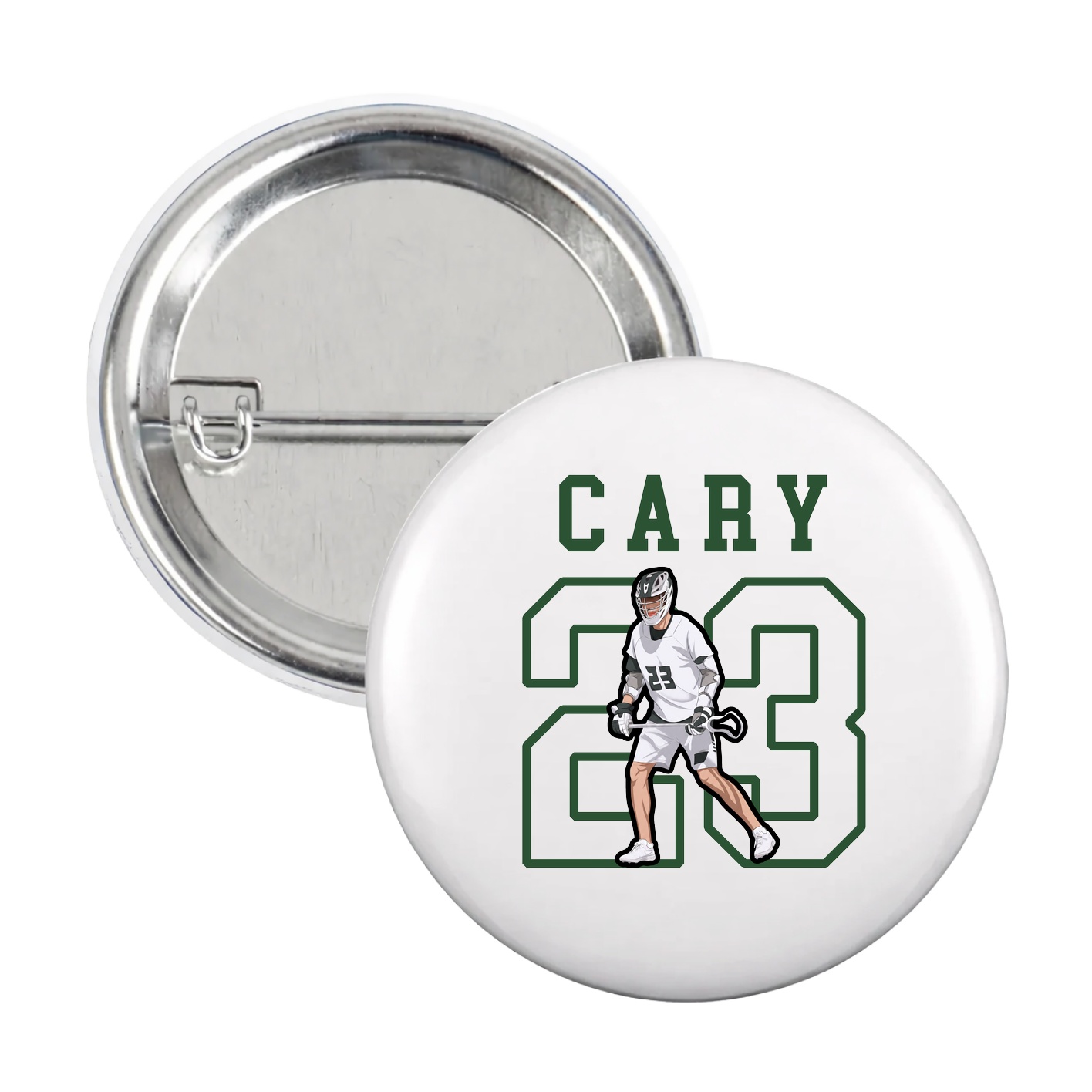 Game Day Button — Shirsey in White