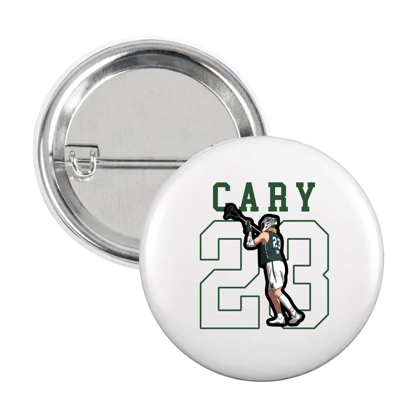 Game Day Button — Shirsey in White