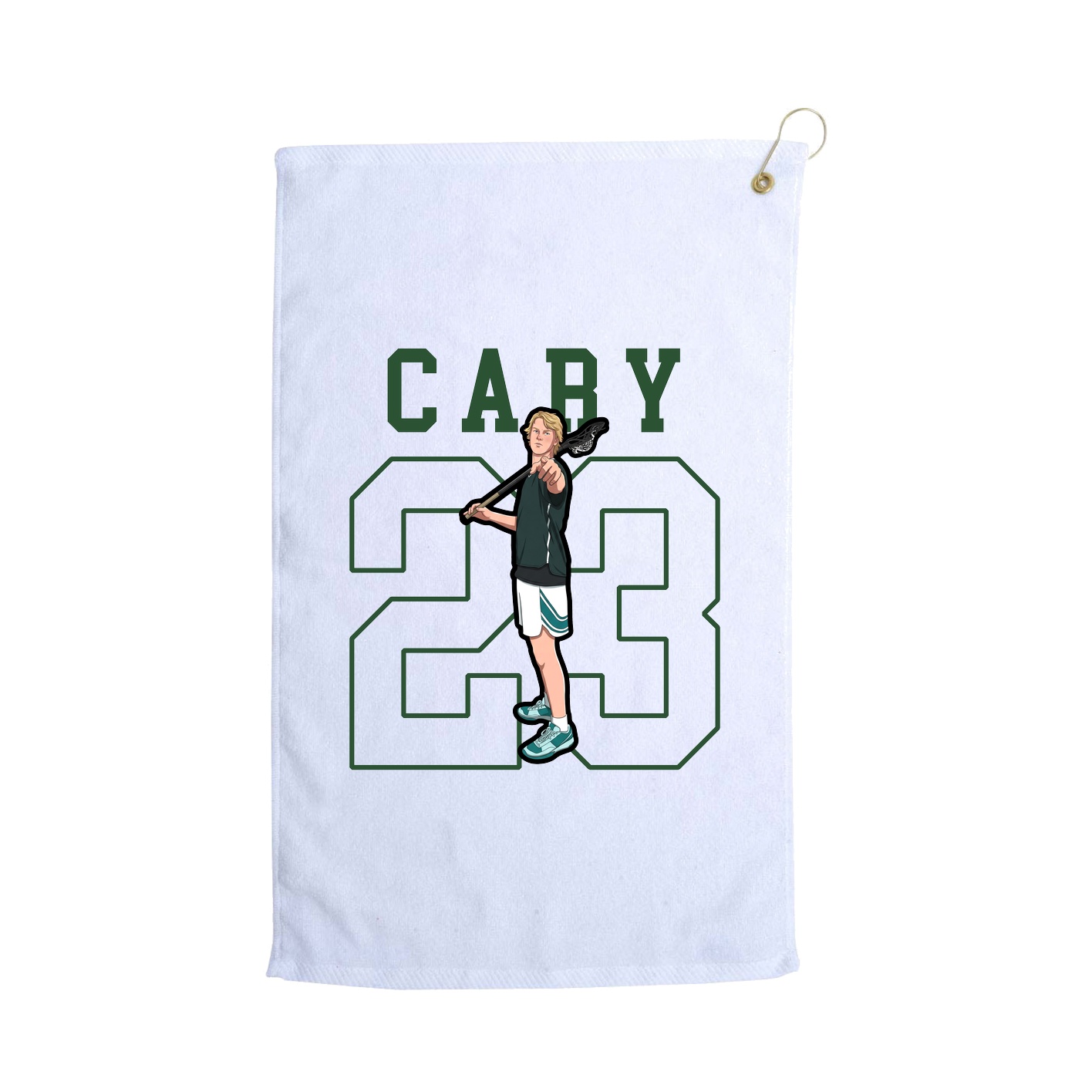 Golf Towel — Shirsey in White