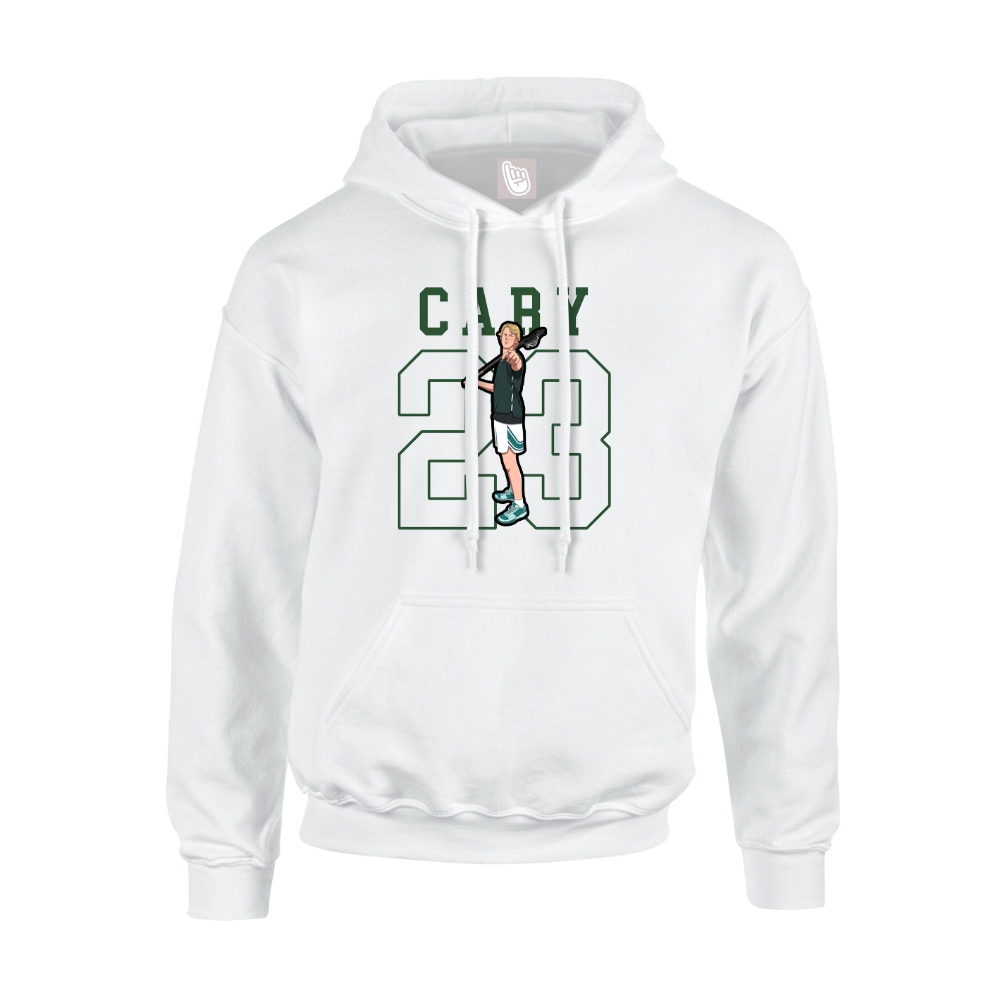 Hoodie — Shirsey in White