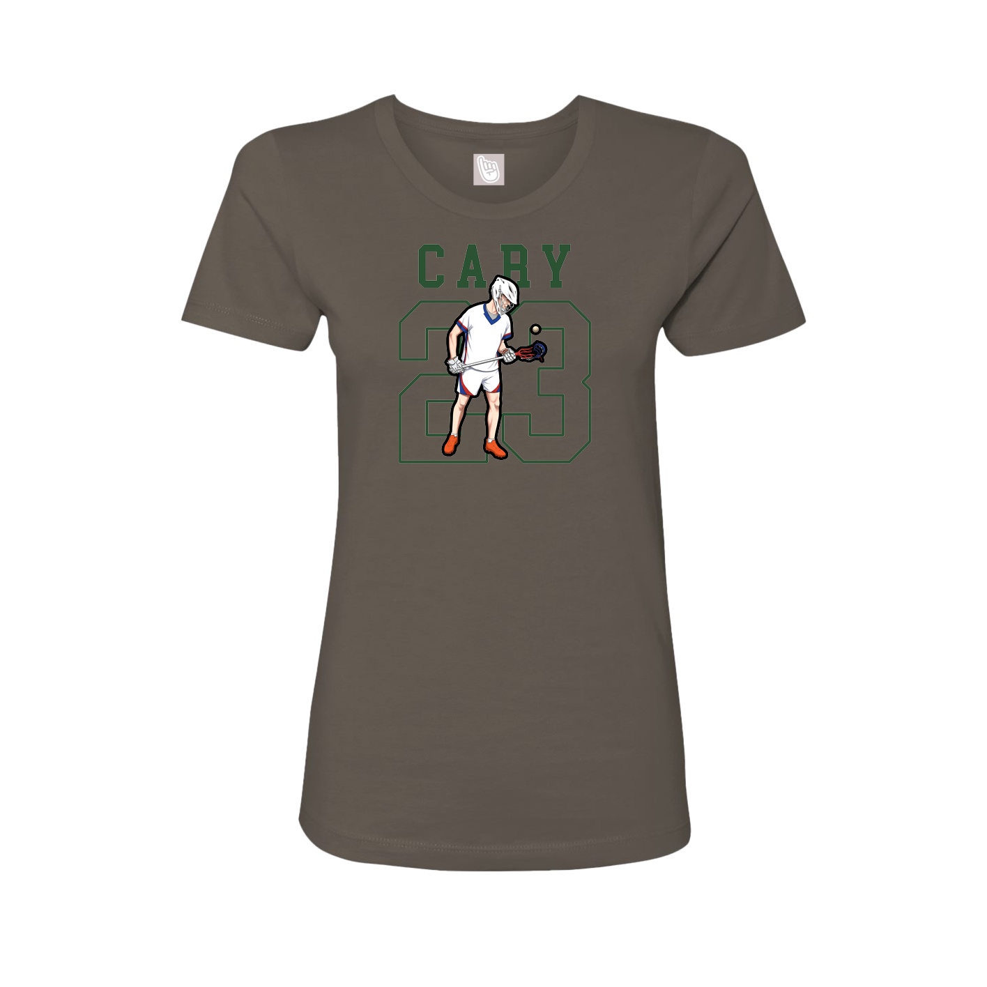 Fitted Women's Tee — Shirsey in Grey