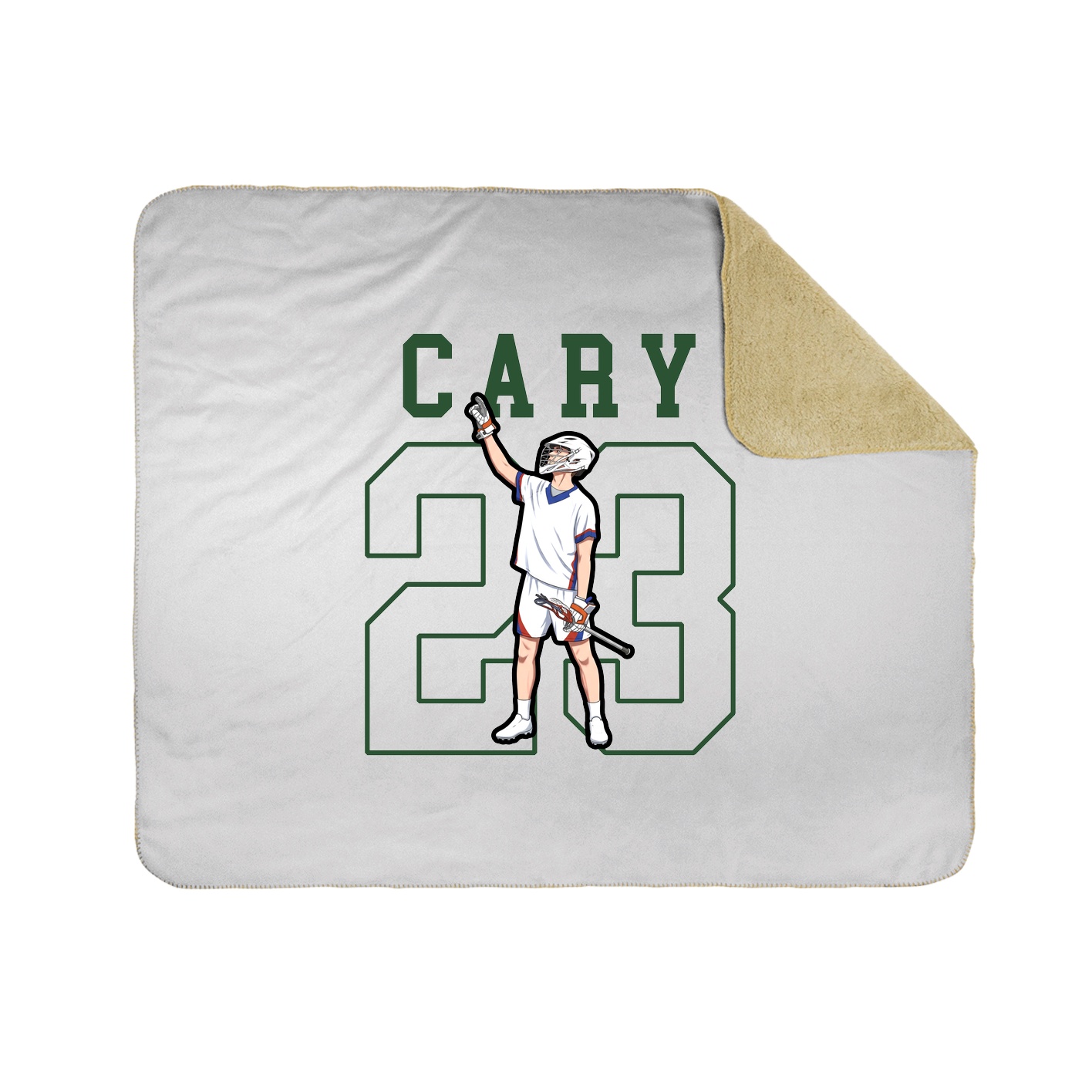 Throw Blanket — Shirsey in White