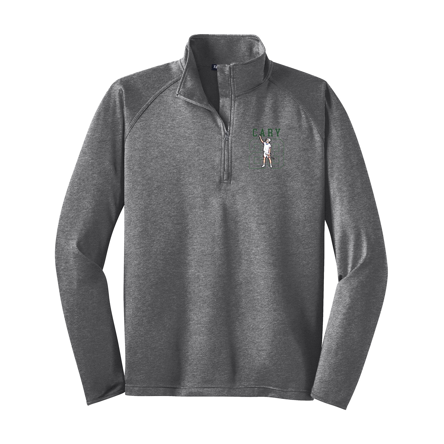 Q-Zip Pullover — Shirsey in Grey