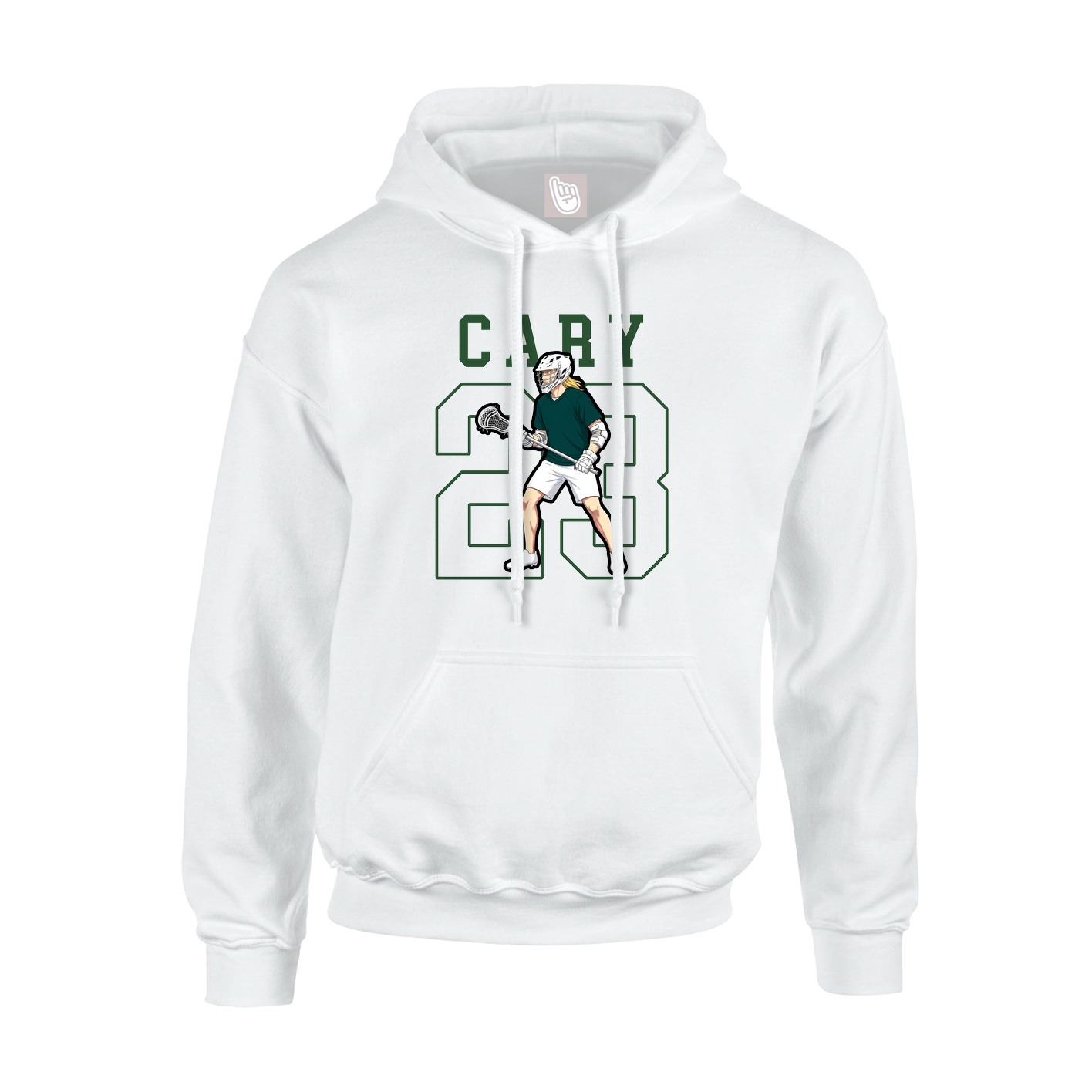 Hoodie — Shirsey in White