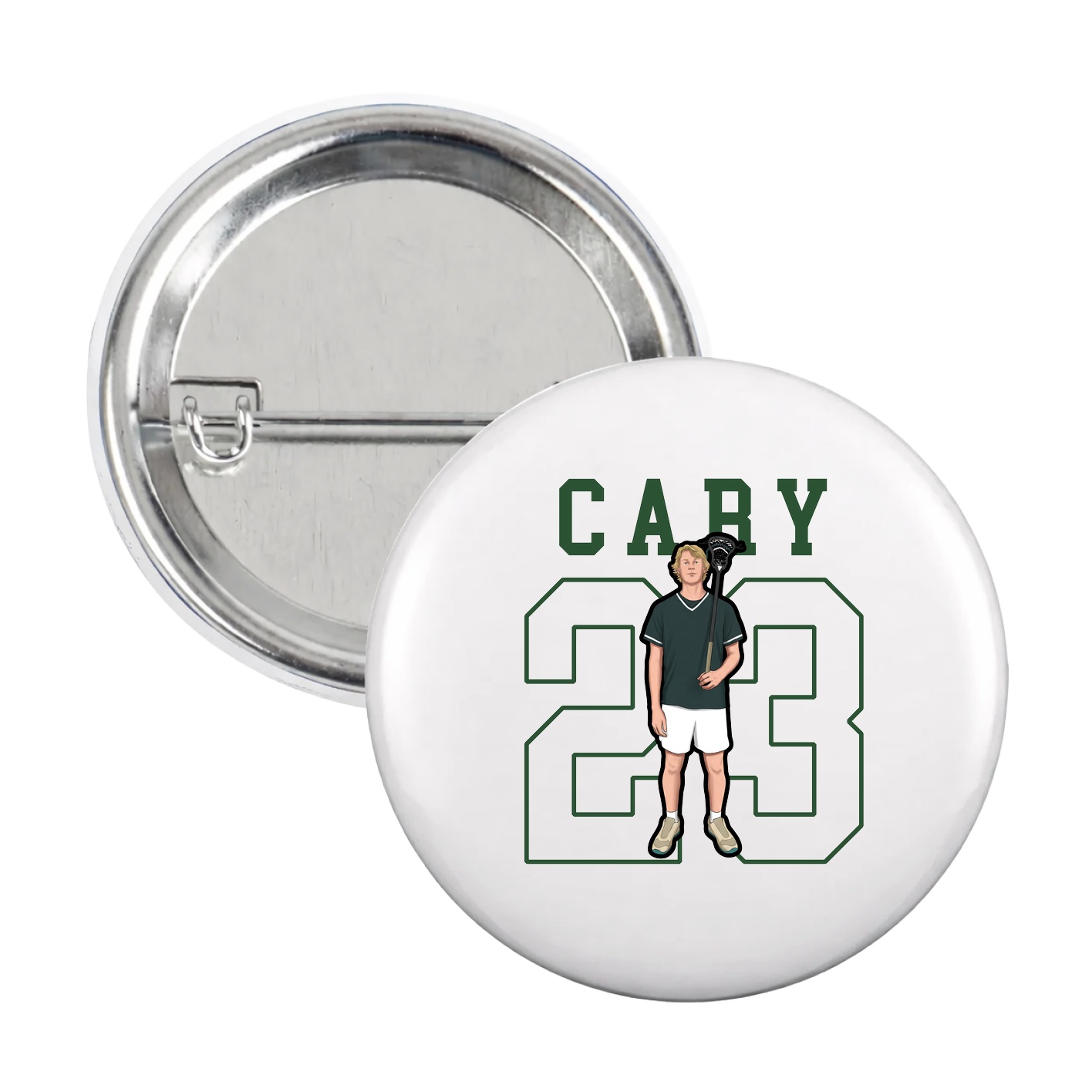 Game Day Button — Shirsey in White
