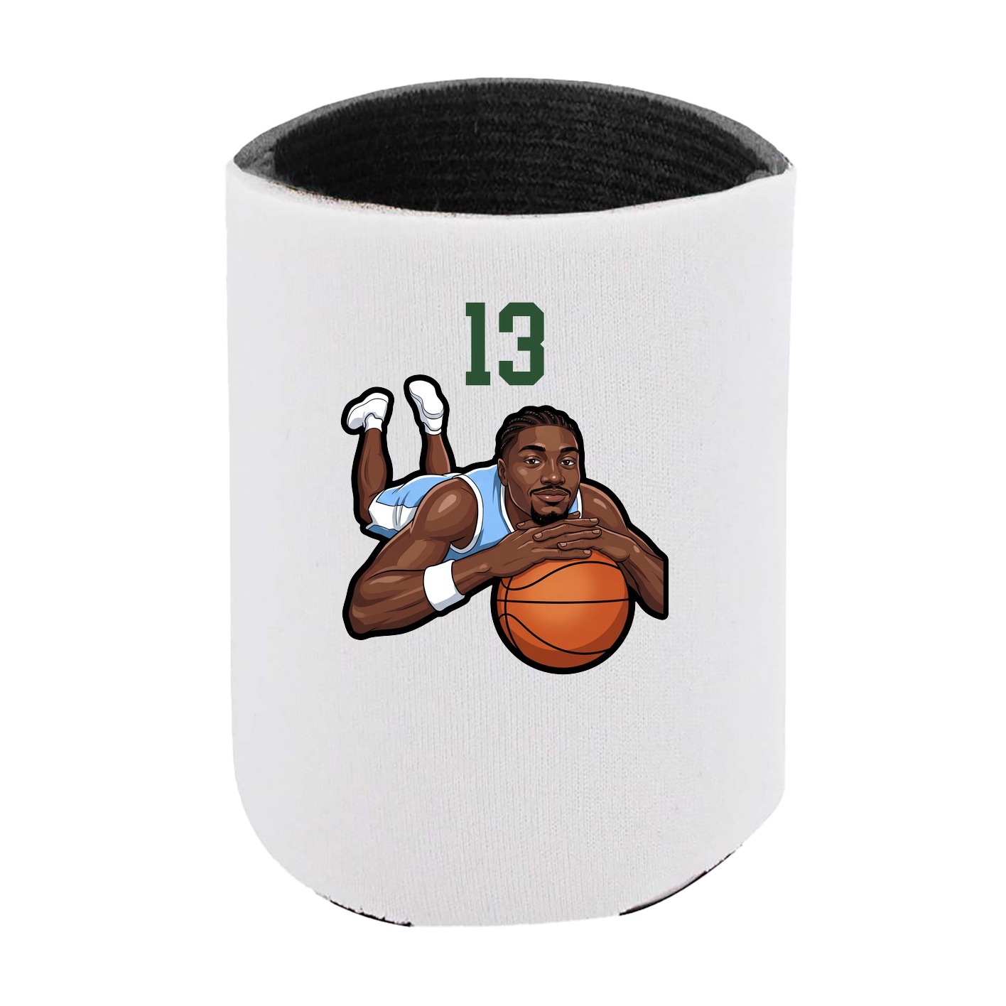 Can Holder — Number Top in White
