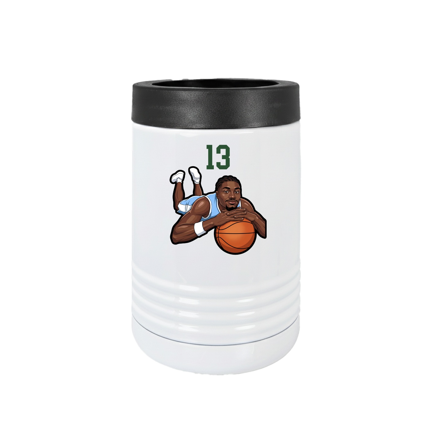 Beverage Holder — Number Top in White