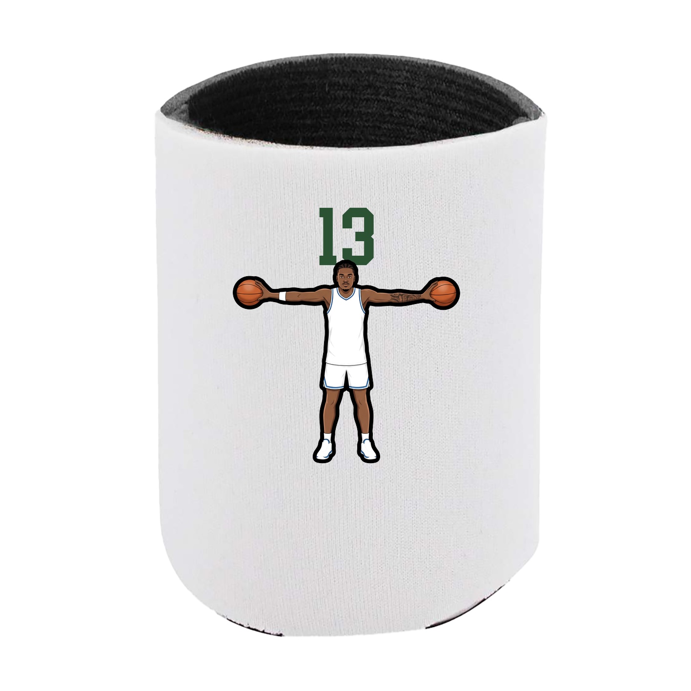 Can Holder — Number Top in White