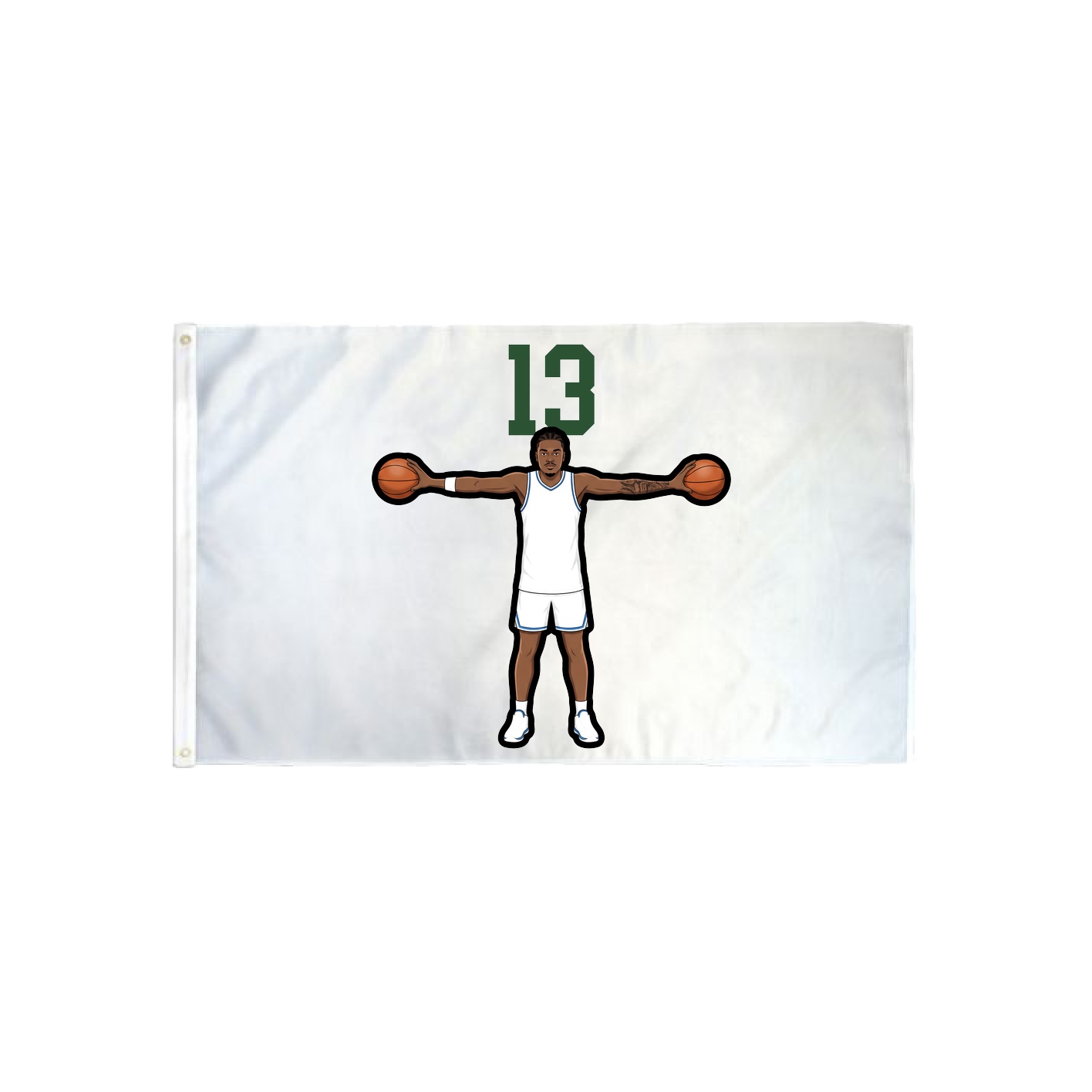 3x5 Flag — Number Top in Classic