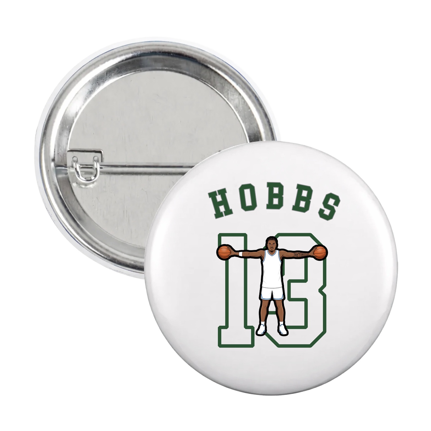 Game Day Button — Shirsey Arch in White