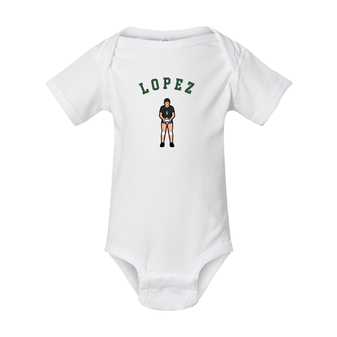 Baby Onesie — Shirsey Arch in White