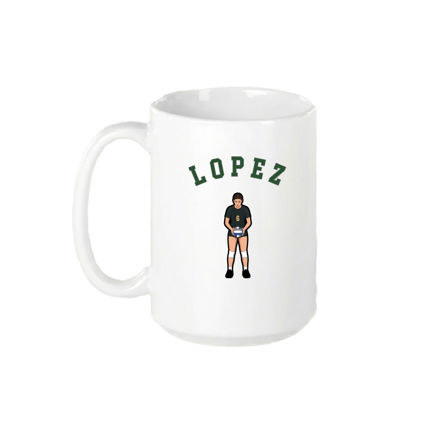 15oz Coffee Mug — Shirsey Arch in White