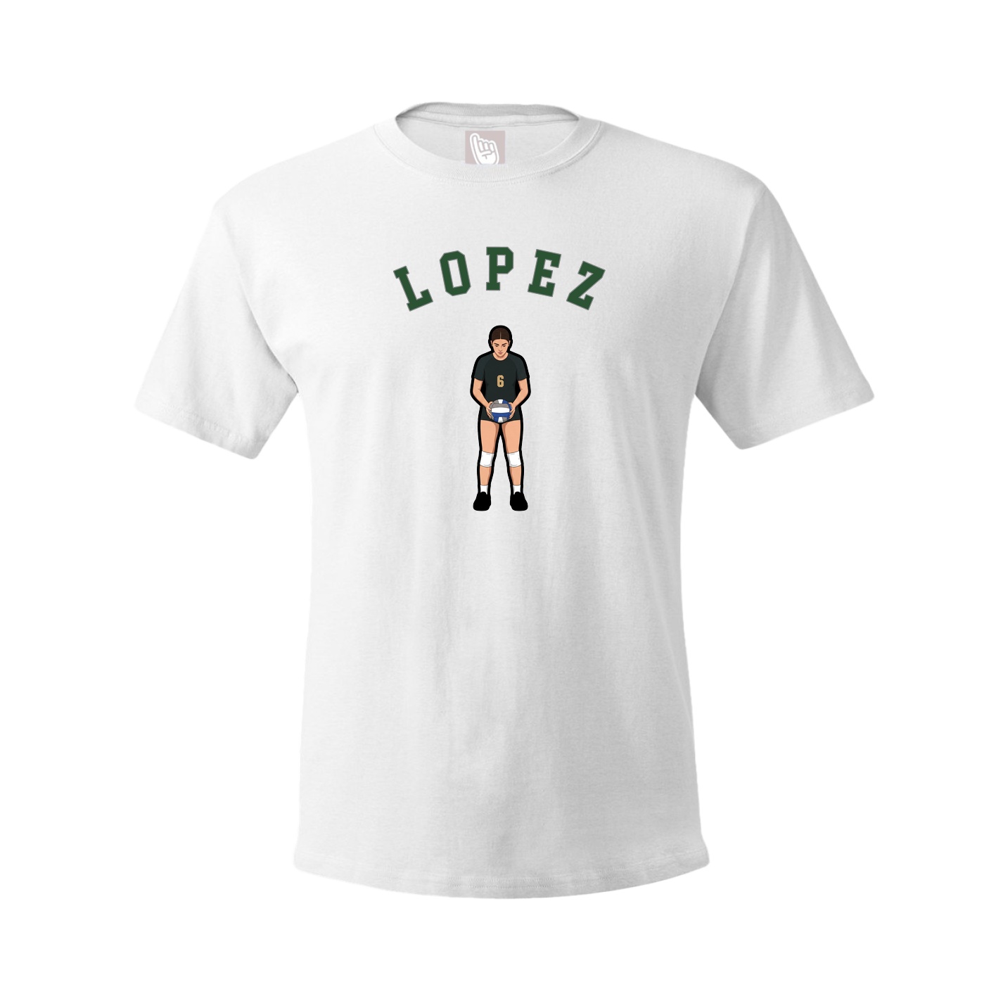Tee — Shirsey Arch in White