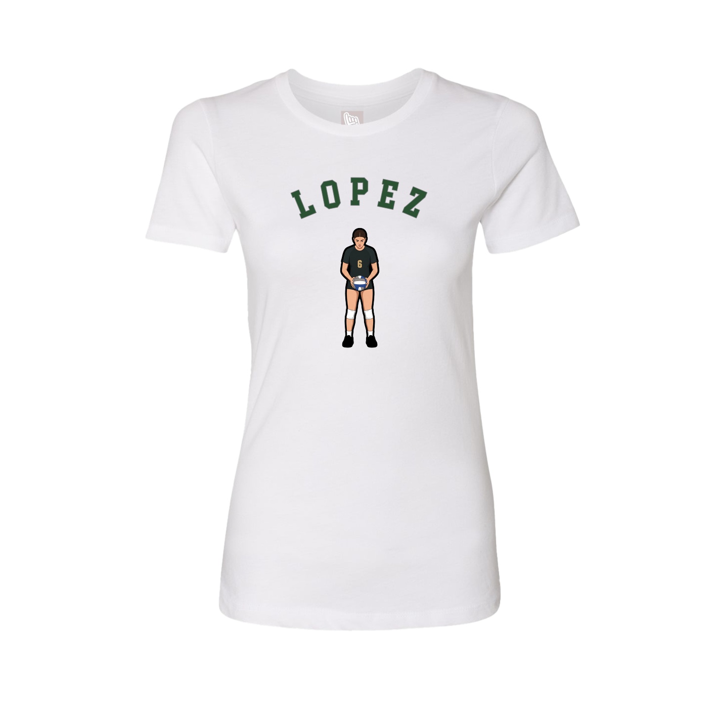 Womens Tee — Shirsey Arch in White