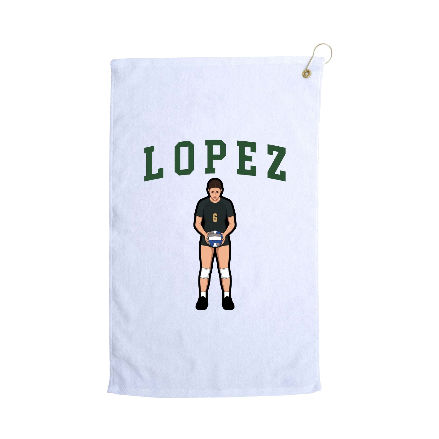 Golf Towel — Shirsey in White