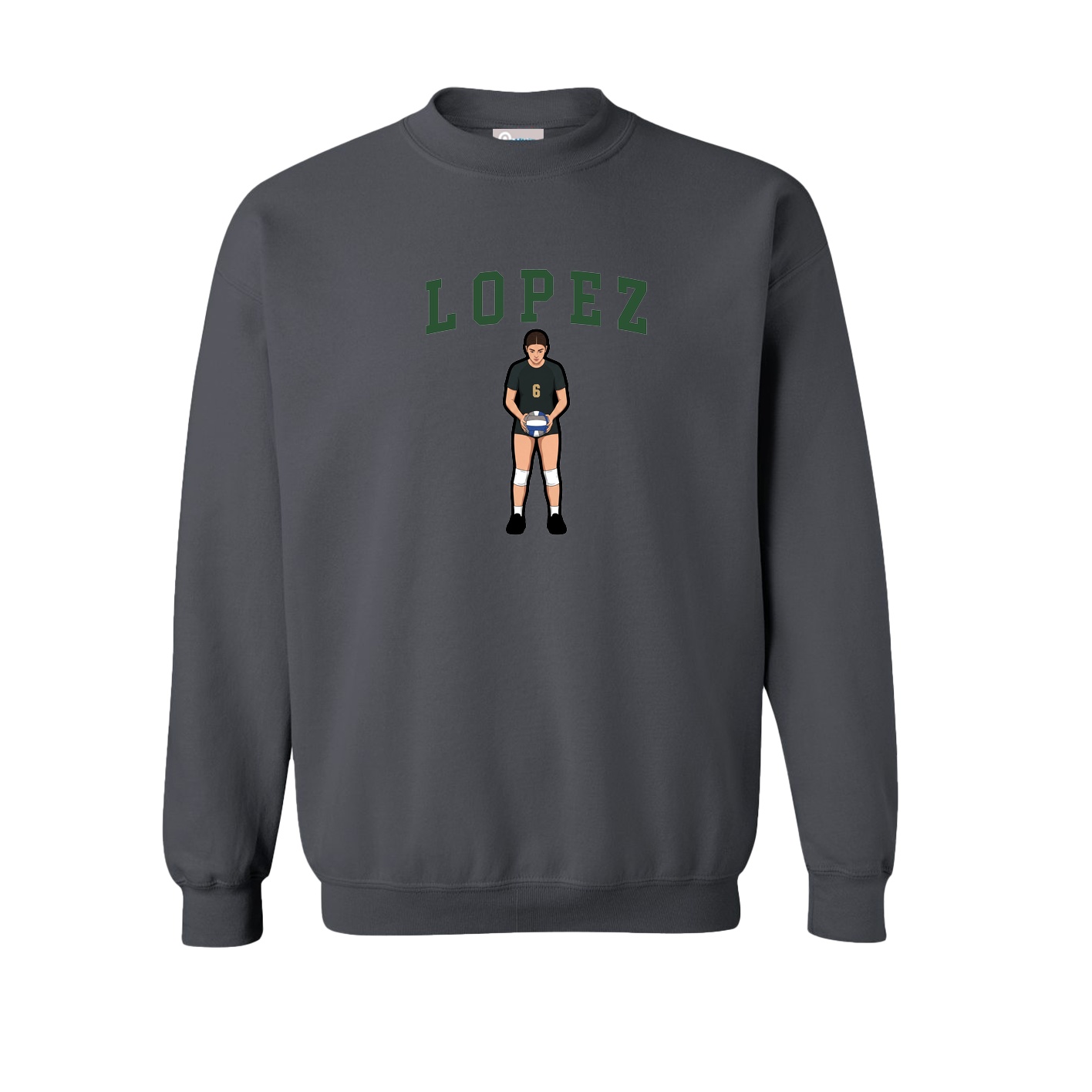Fleece Crew — Shirsey in Grey