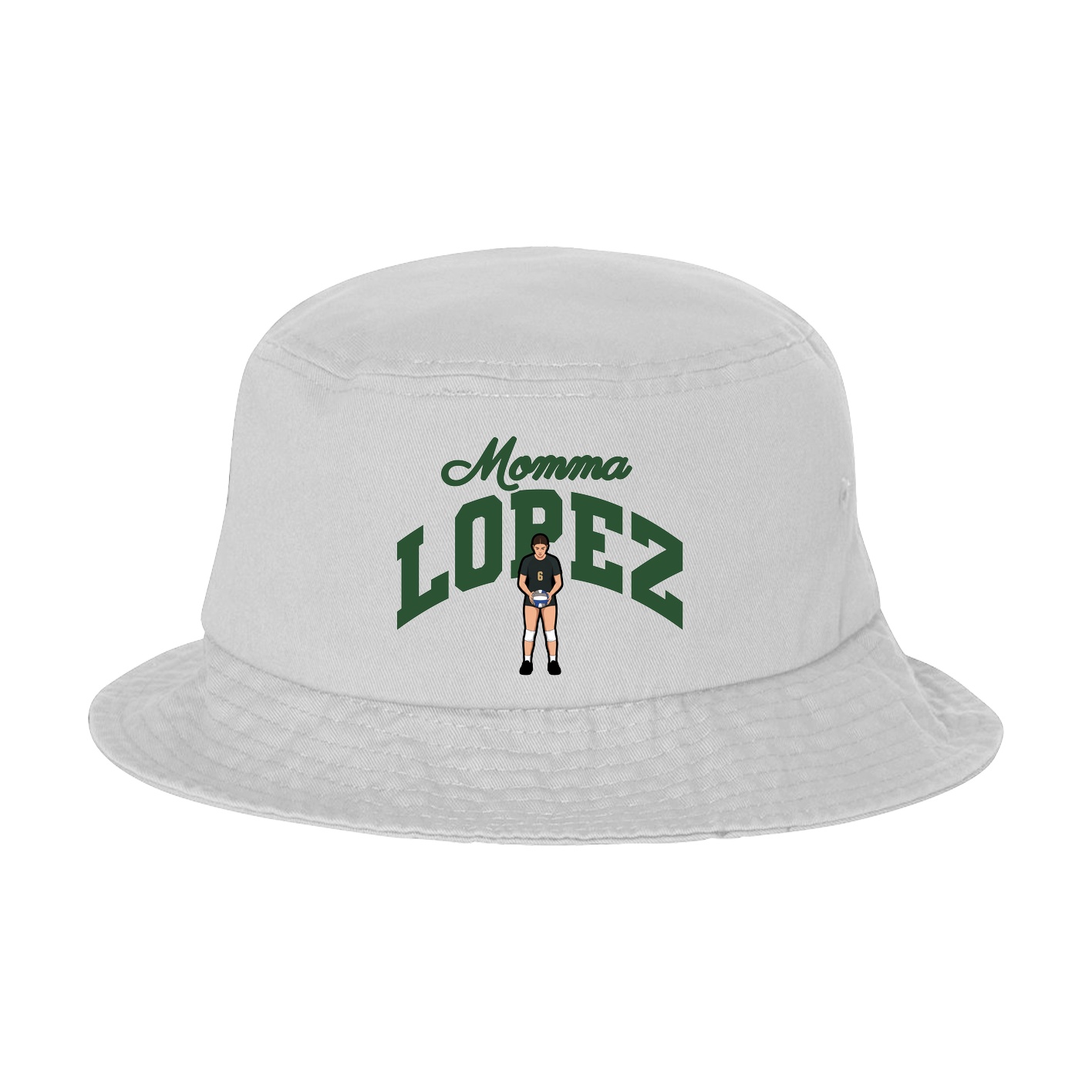 Bucket Cap — Mothers Day Arch in White