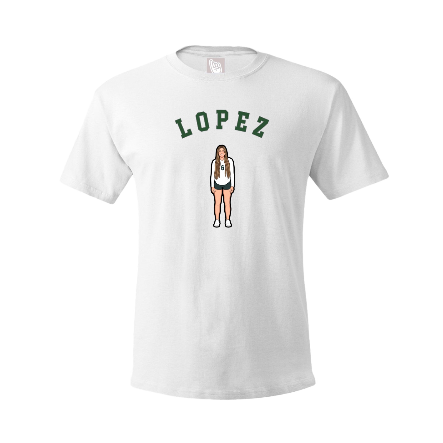 Youth Tee — Shirsey Arch in White