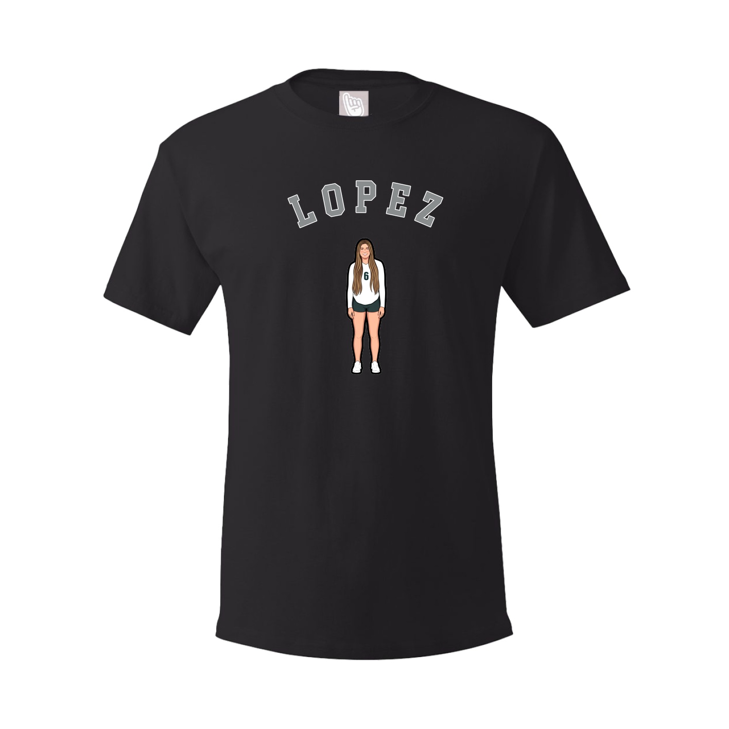 Youth Tee — Shirsey Arch in Black
